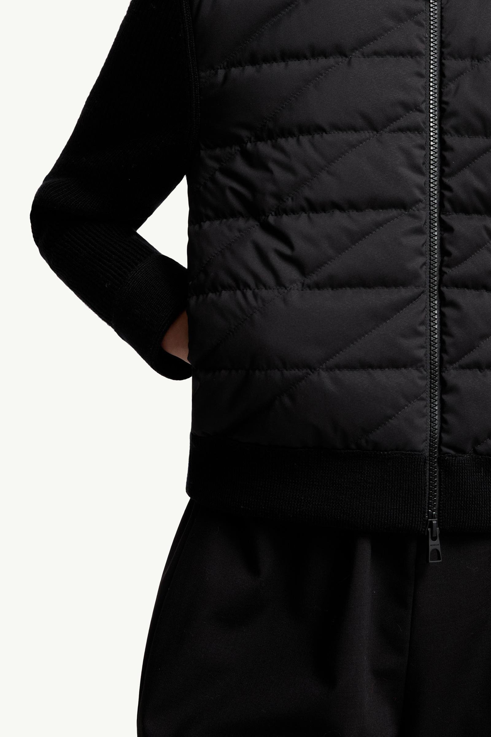 Diagonal-Quilted Padded Wool Cardigan - 图片 6