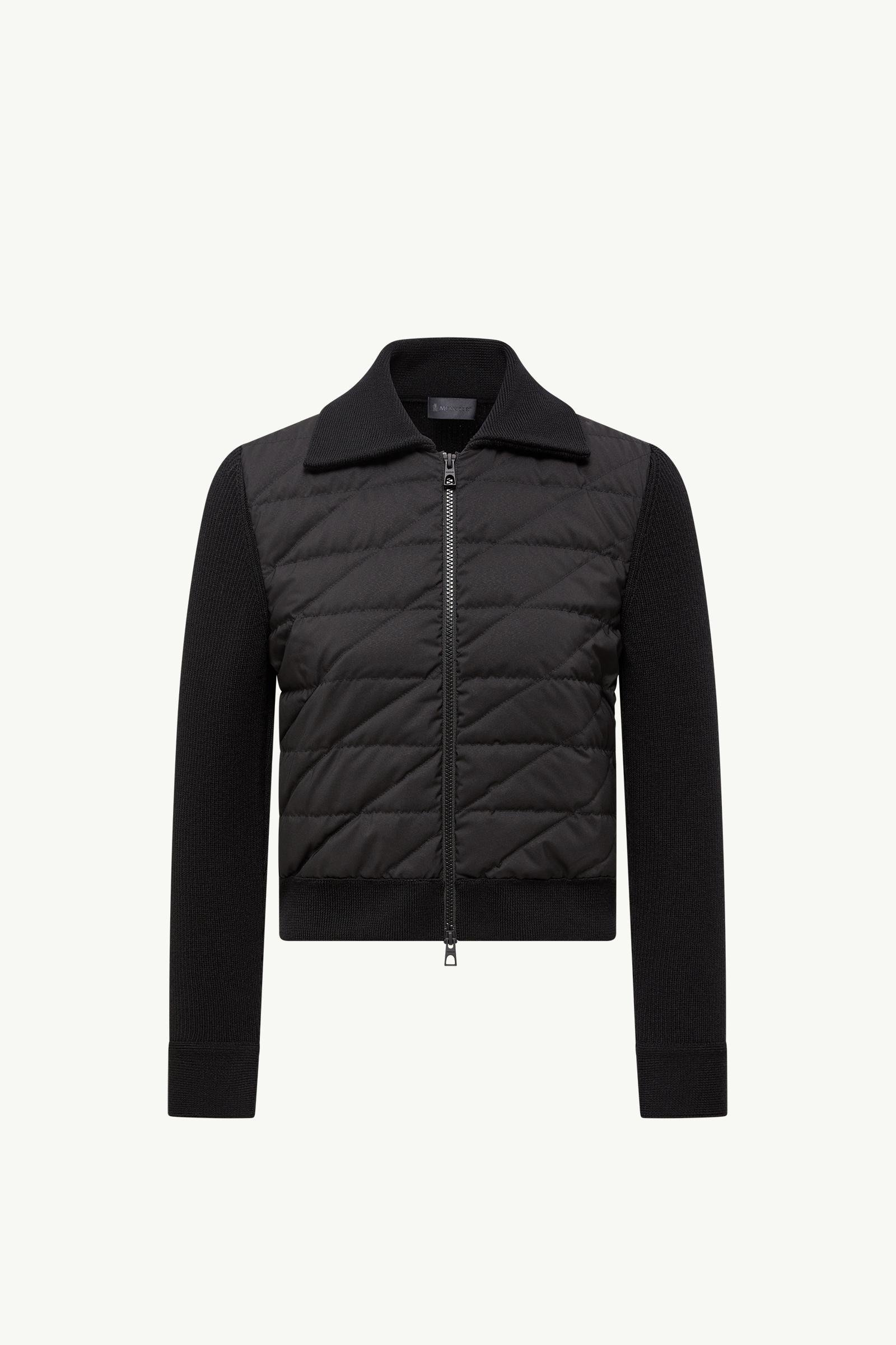 Diagonal-Quilted Padded Wool Cardigan - 图片 3