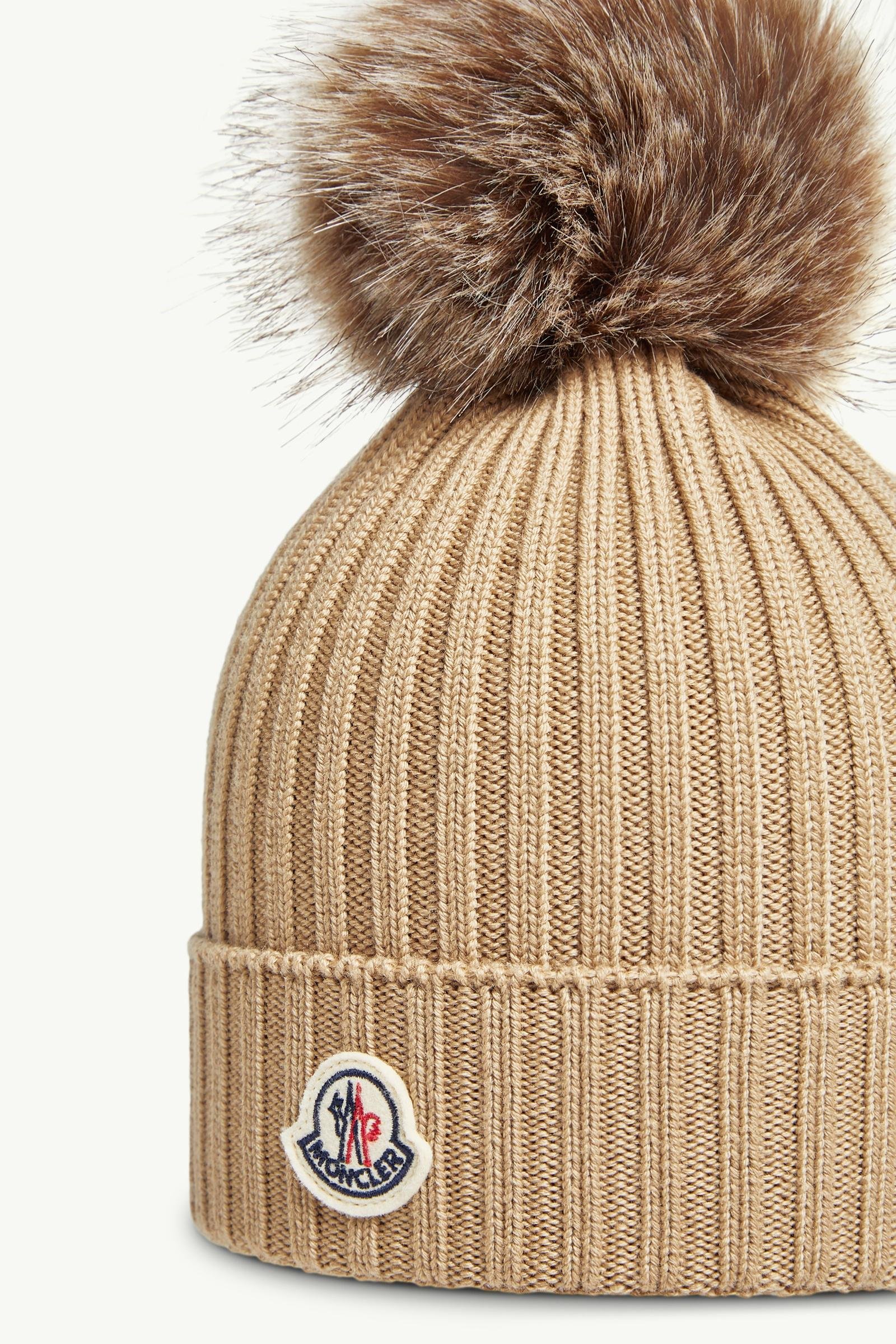 Alternative view of Wool Beanie with Pom Pom