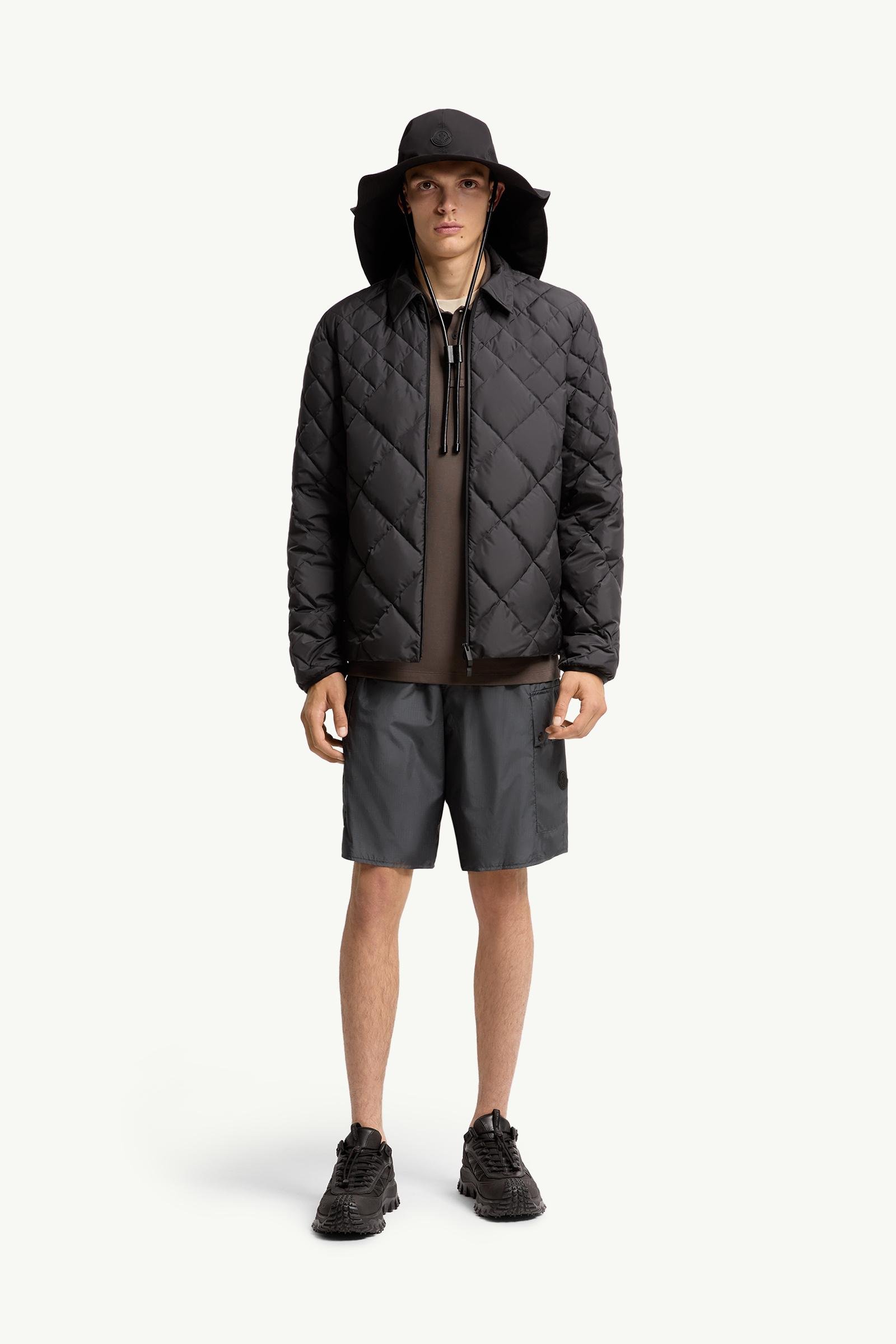 Atria Diamond-Quilted Down Shirt Jacket