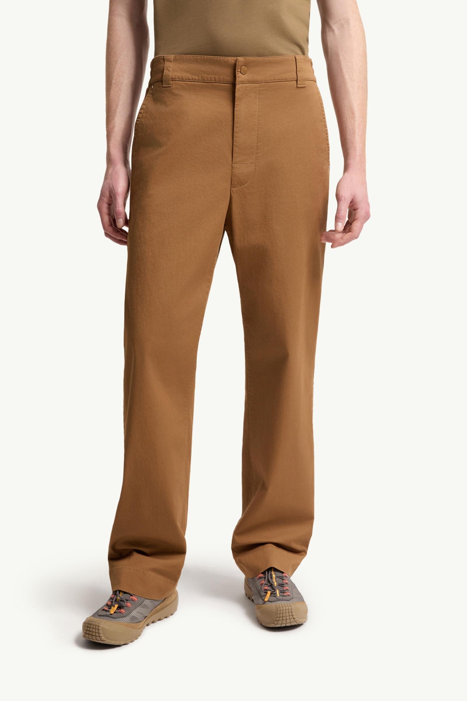 Cotton Blend Gabardine Trousers - 图片 4