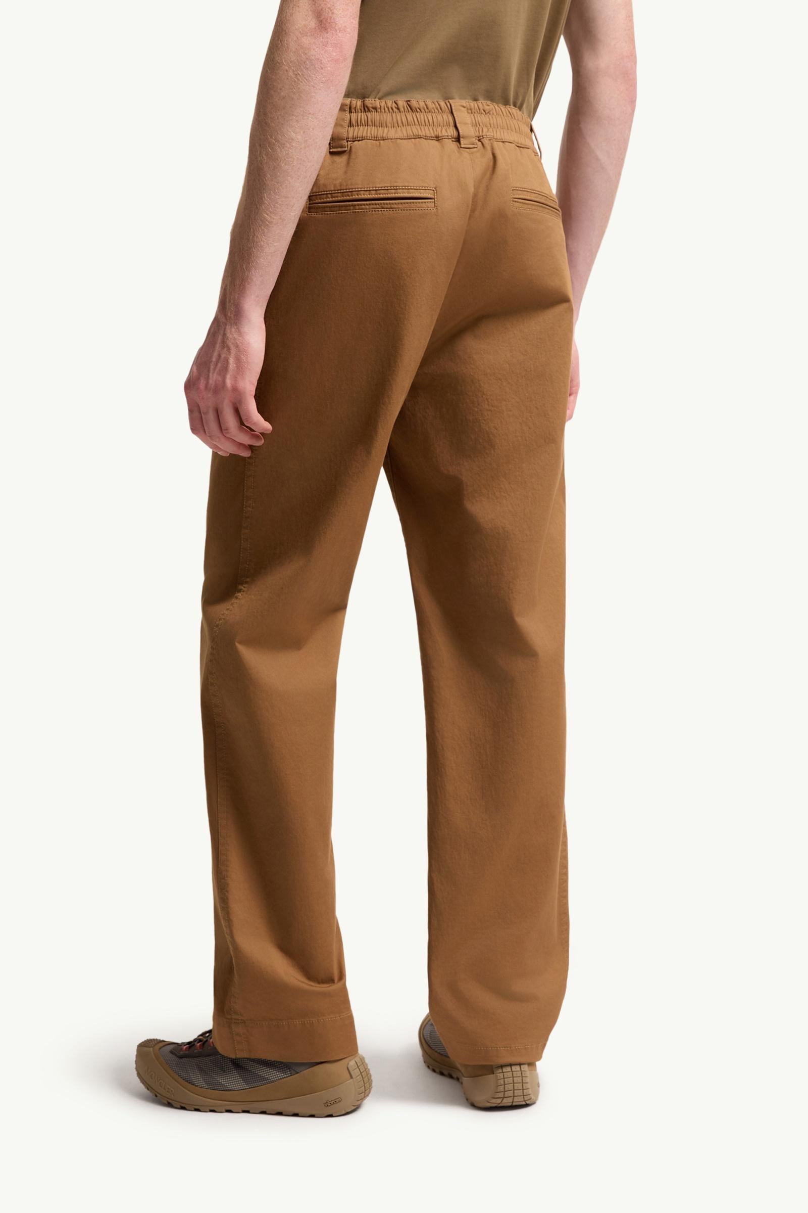 Cotton Blend Gabardine Trousers - 图片 5