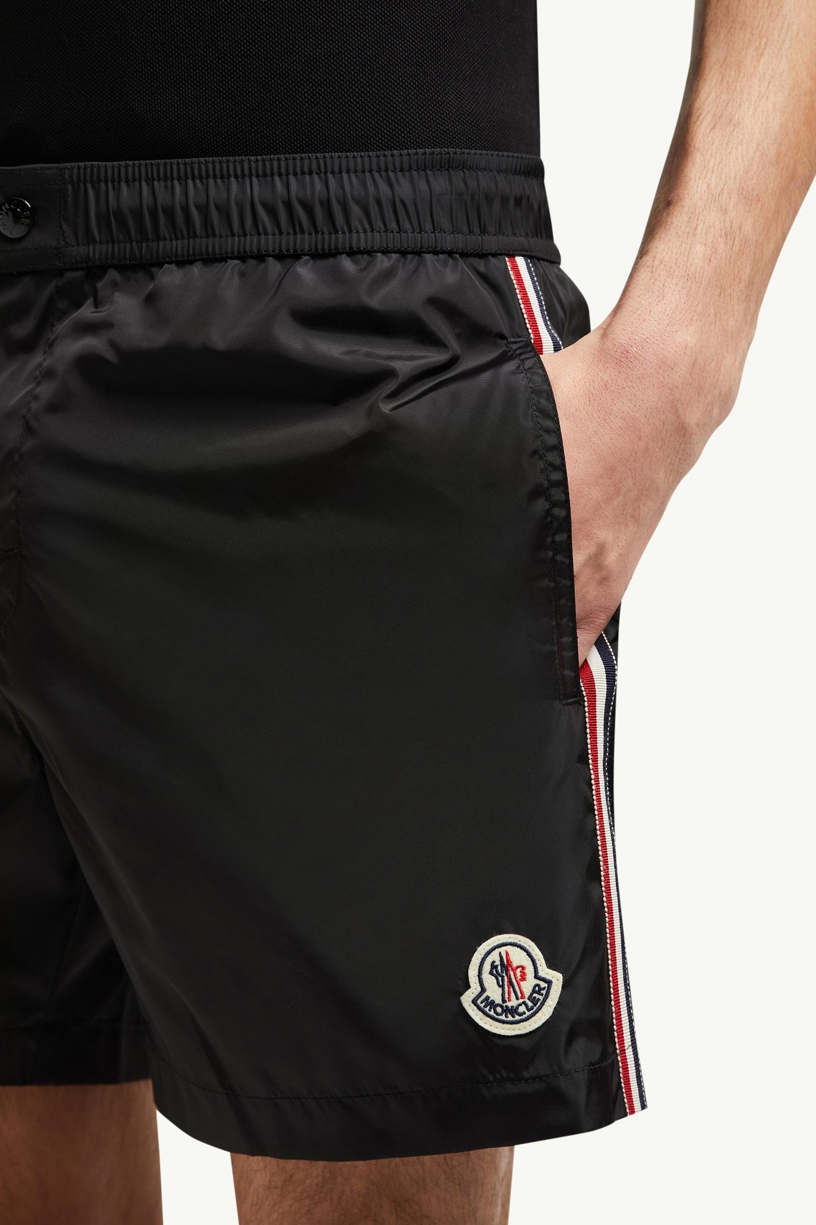 Alternative view of Tricolour-Trimmed Swim Shorts