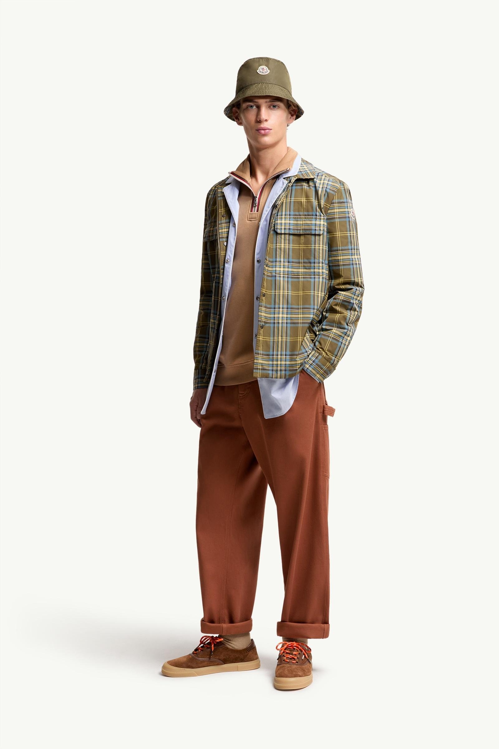 Monogram Checked Shirt Jacket
