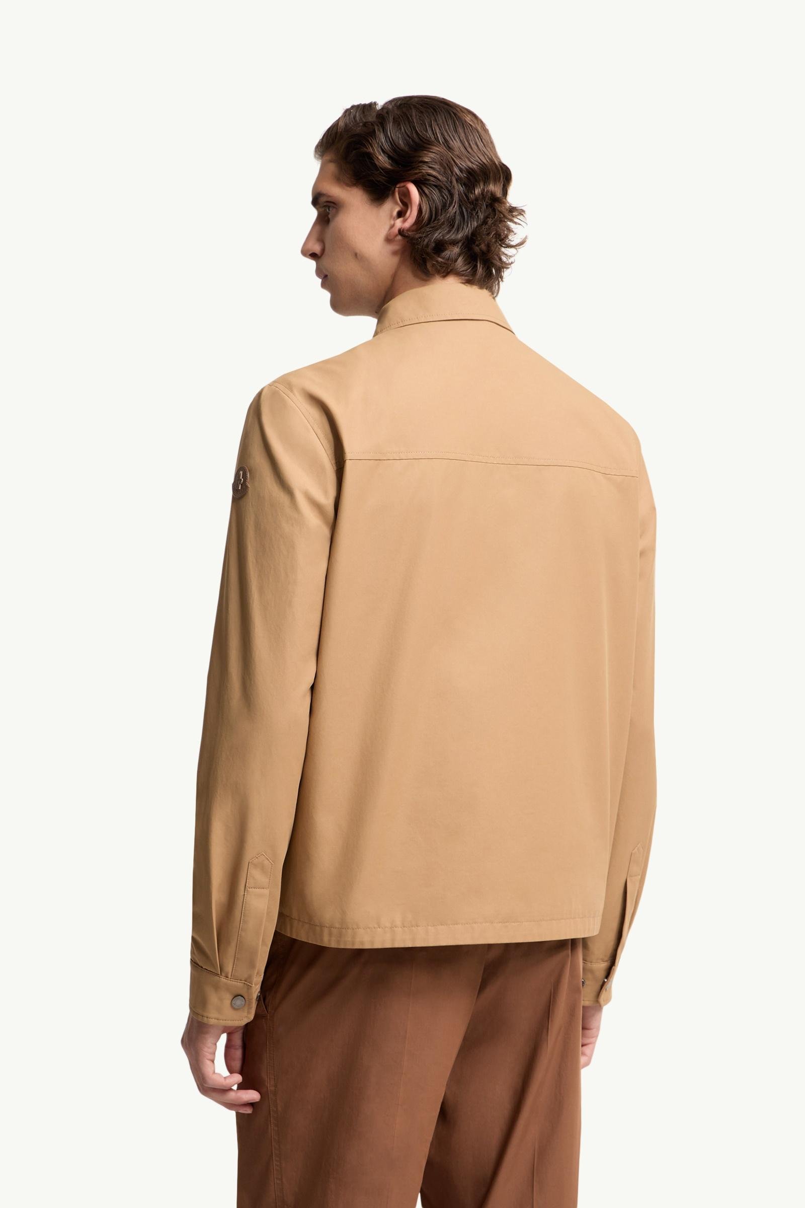 Leather Logo Cotton Blend Shirt Jacket - 图片 5