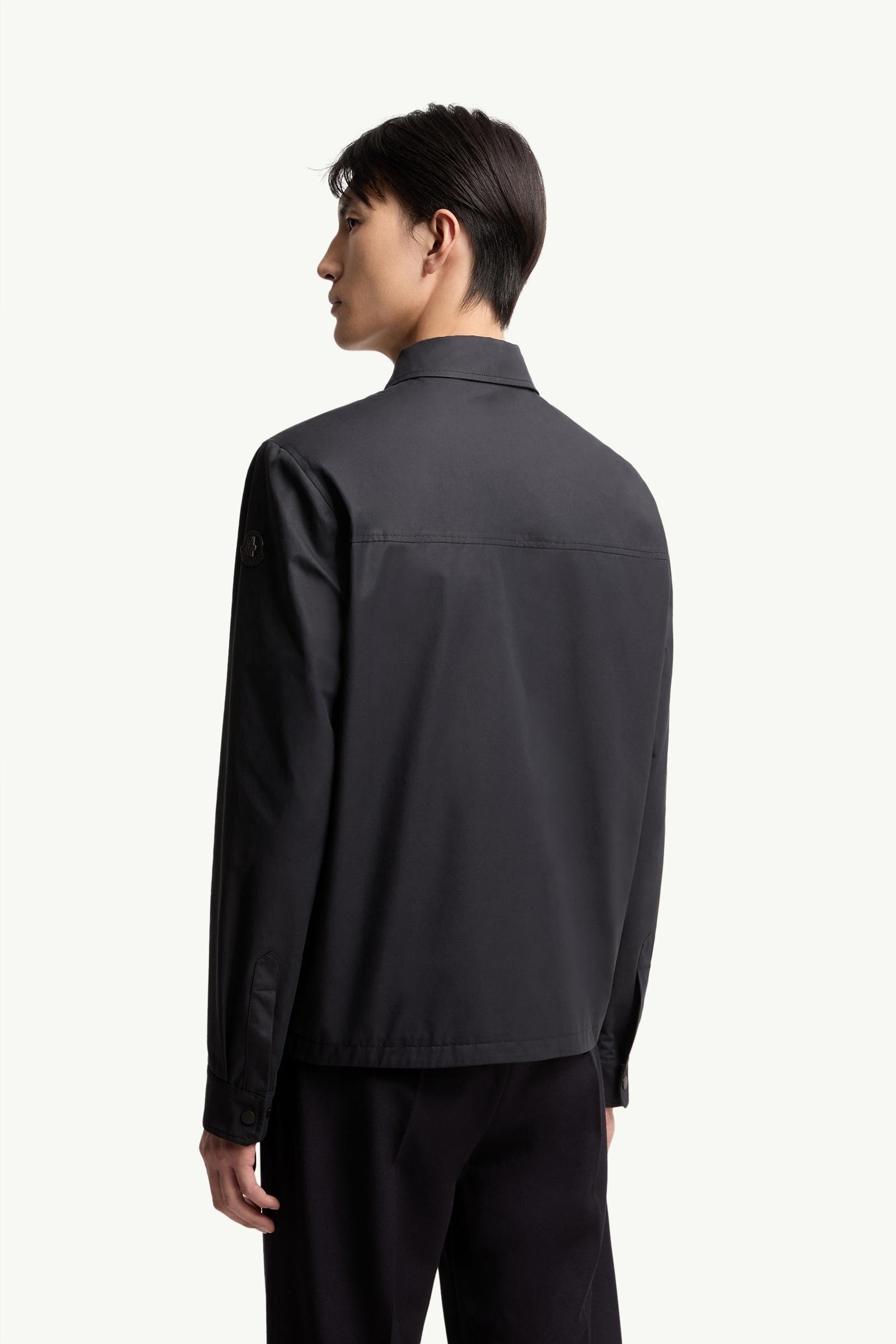 Leather Logo Cotton Blend Shirt Jacket - 图片 5