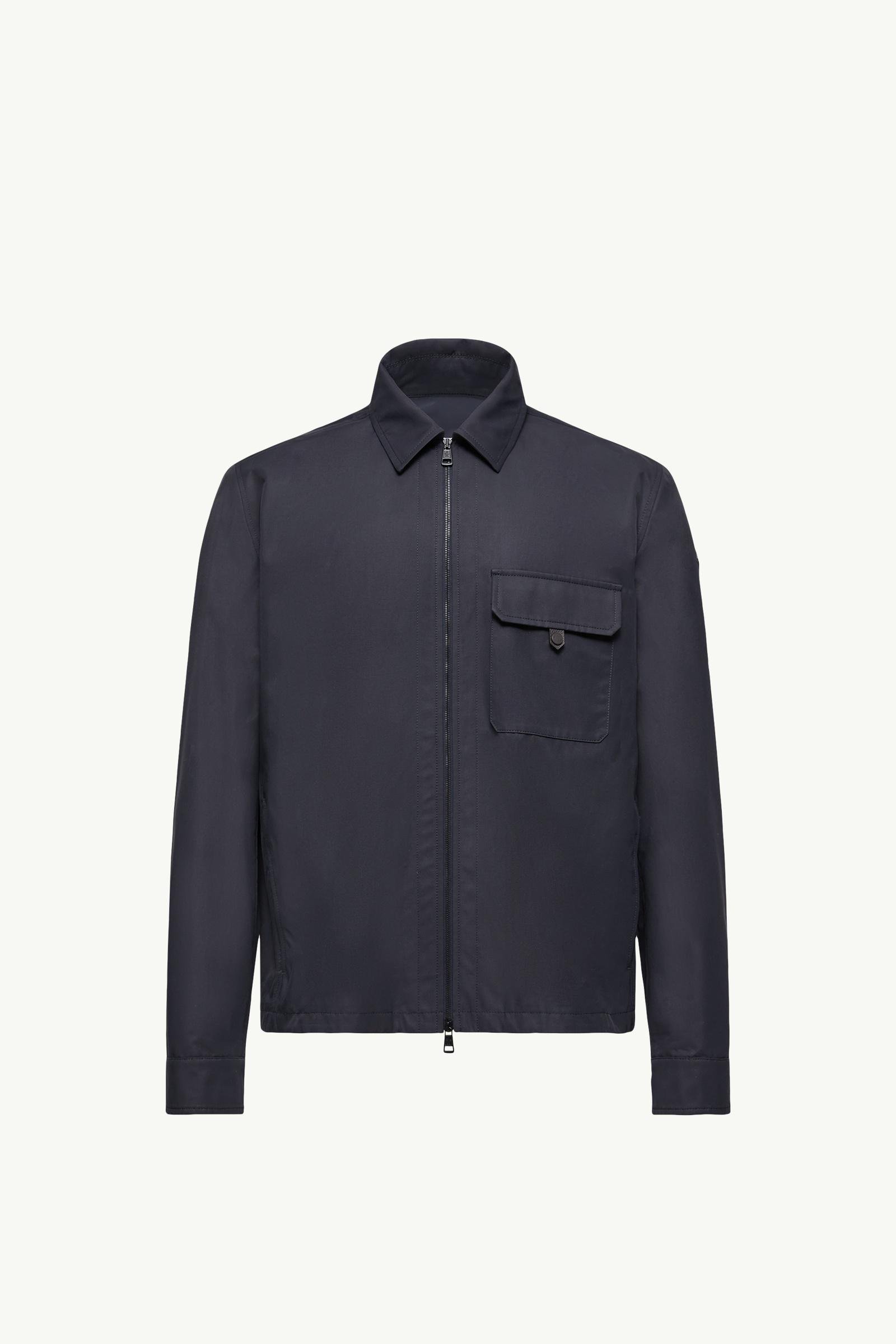 Leather Logo Cotton Blend Shirt Jacket - 图片 3