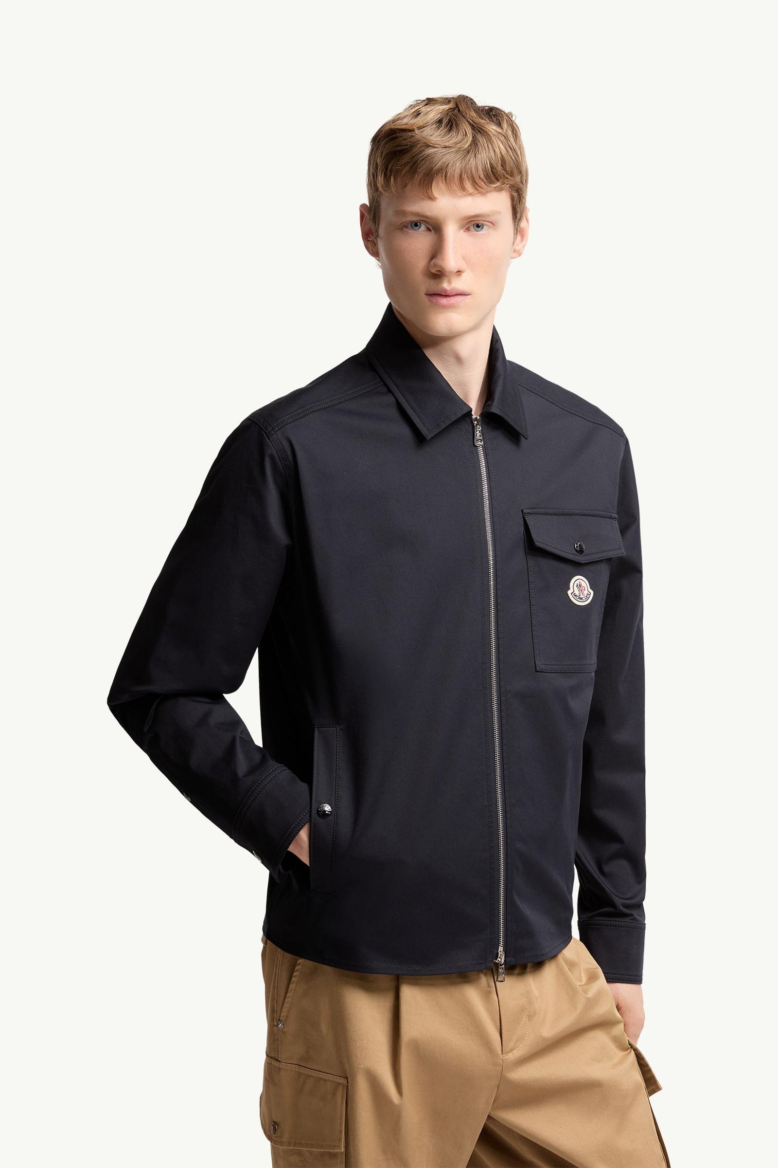 Cotton Blend Gabardine Shirt Jacket - 图片 4