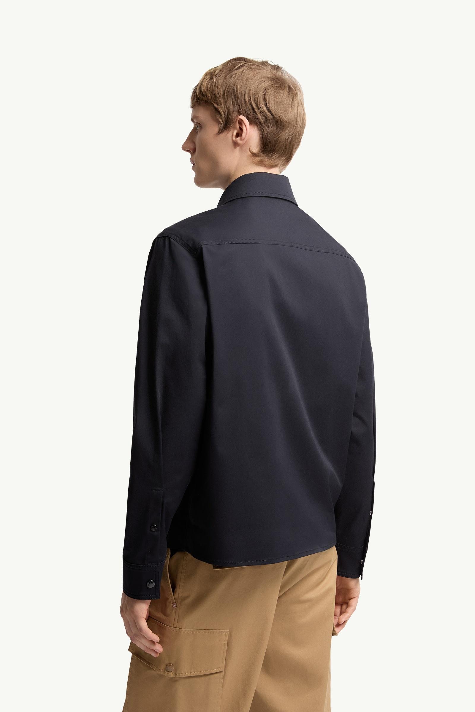 Cotton Blend Gabardine Shirt Jacket - 图片 5