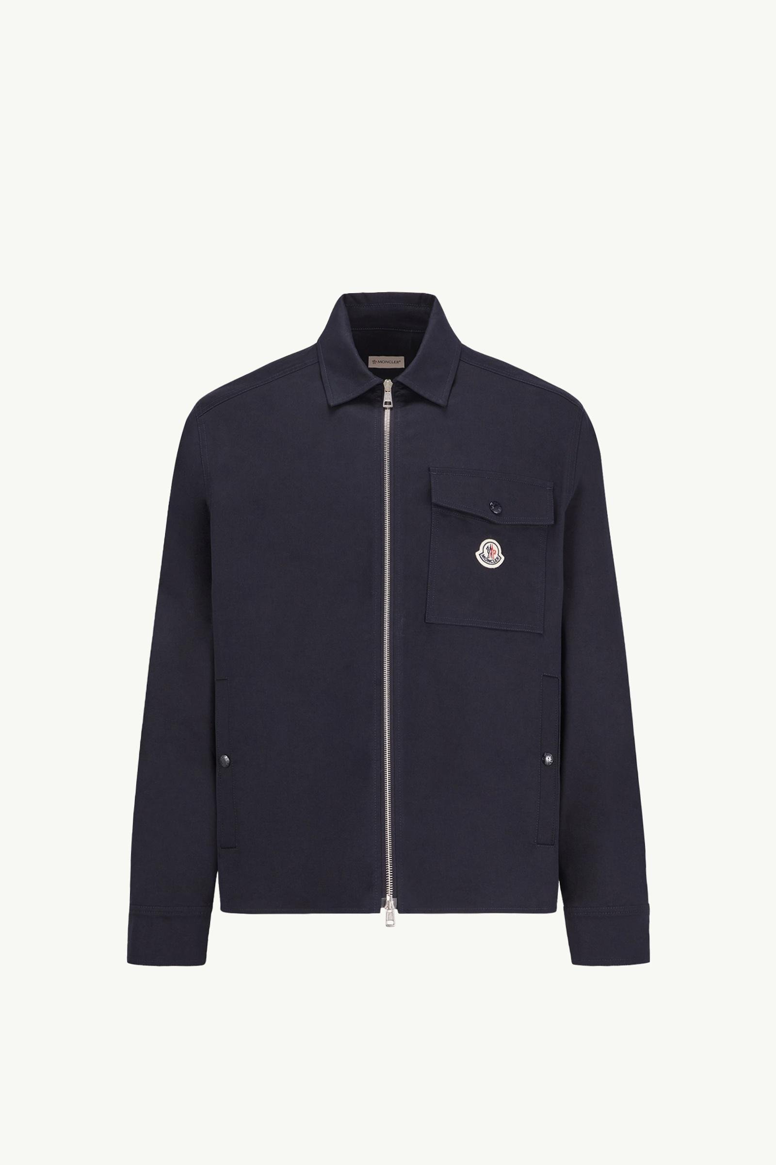Cotton Blend Gabardine Shirt Jacket - 图片 3