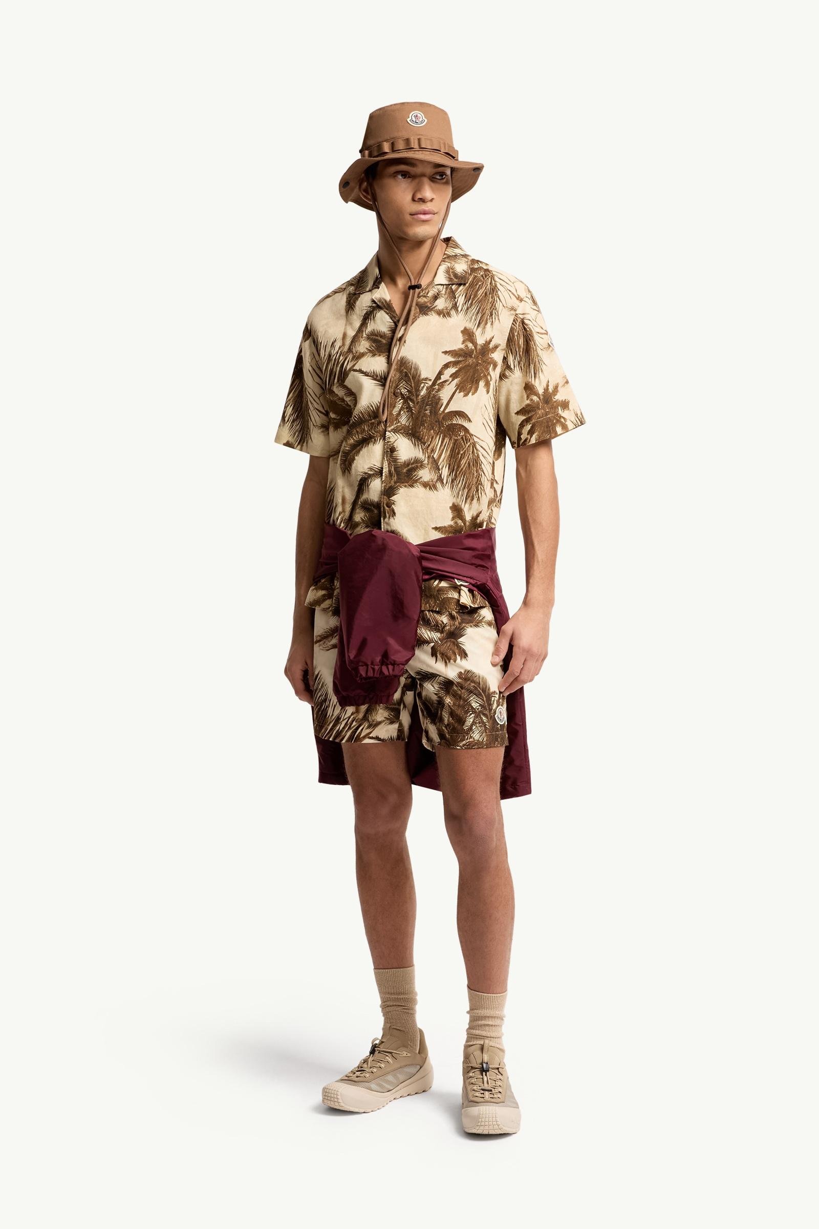 Cotton & Linen Blend Short Sleeve Shirt
