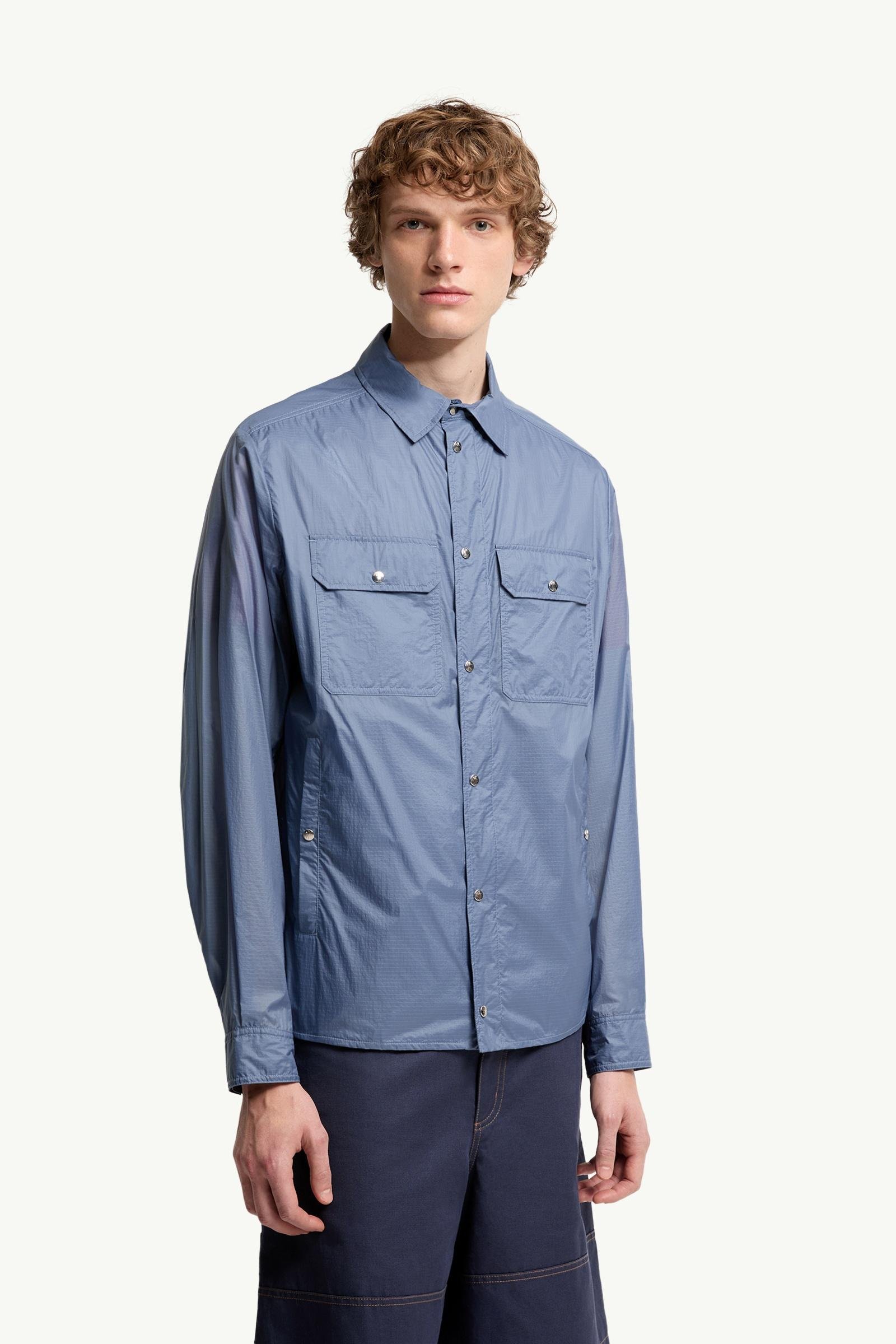 Logo Patch Long Sleeve Shirt Jacket - 图片 4