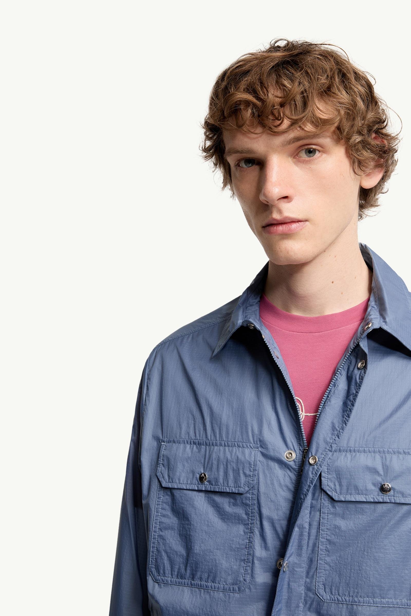 Logo Patch Long Sleeve Shirt Jacket - 图片 6