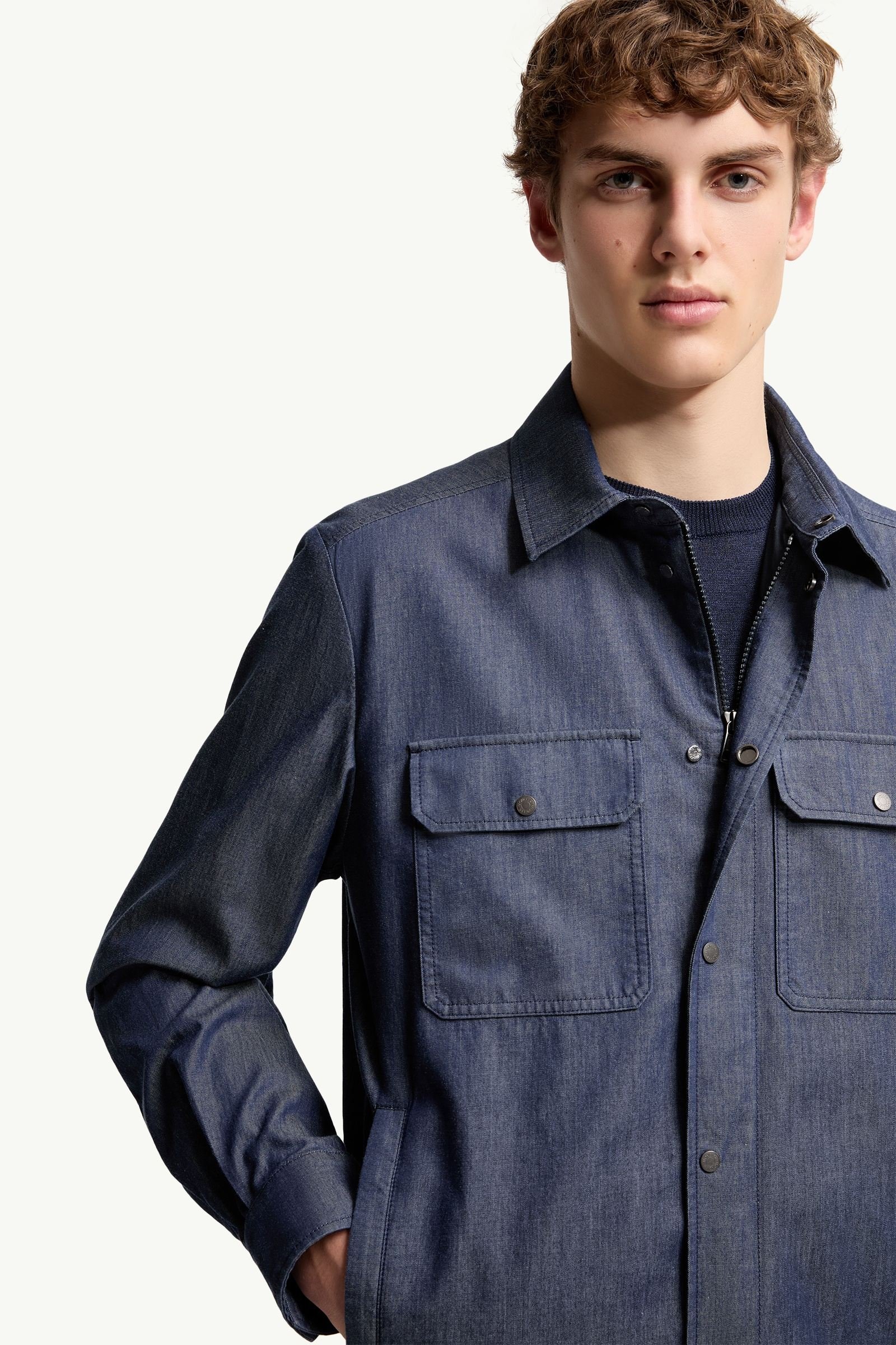 Denim Shirt Jacket - 图片 6
