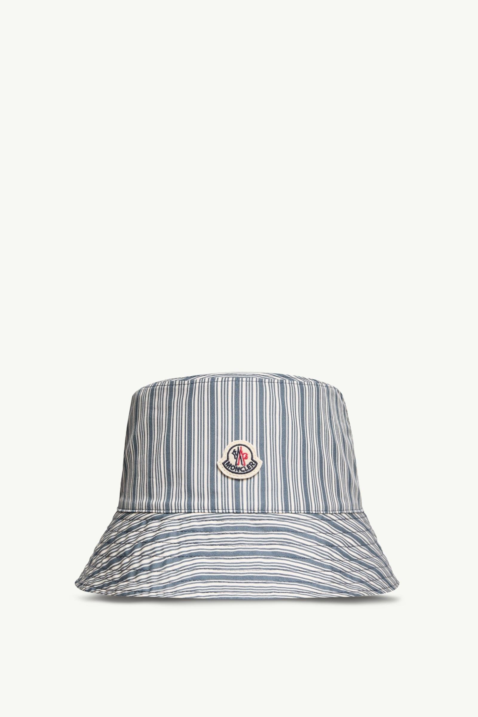 Reversible Striped Cotton Bucket hat