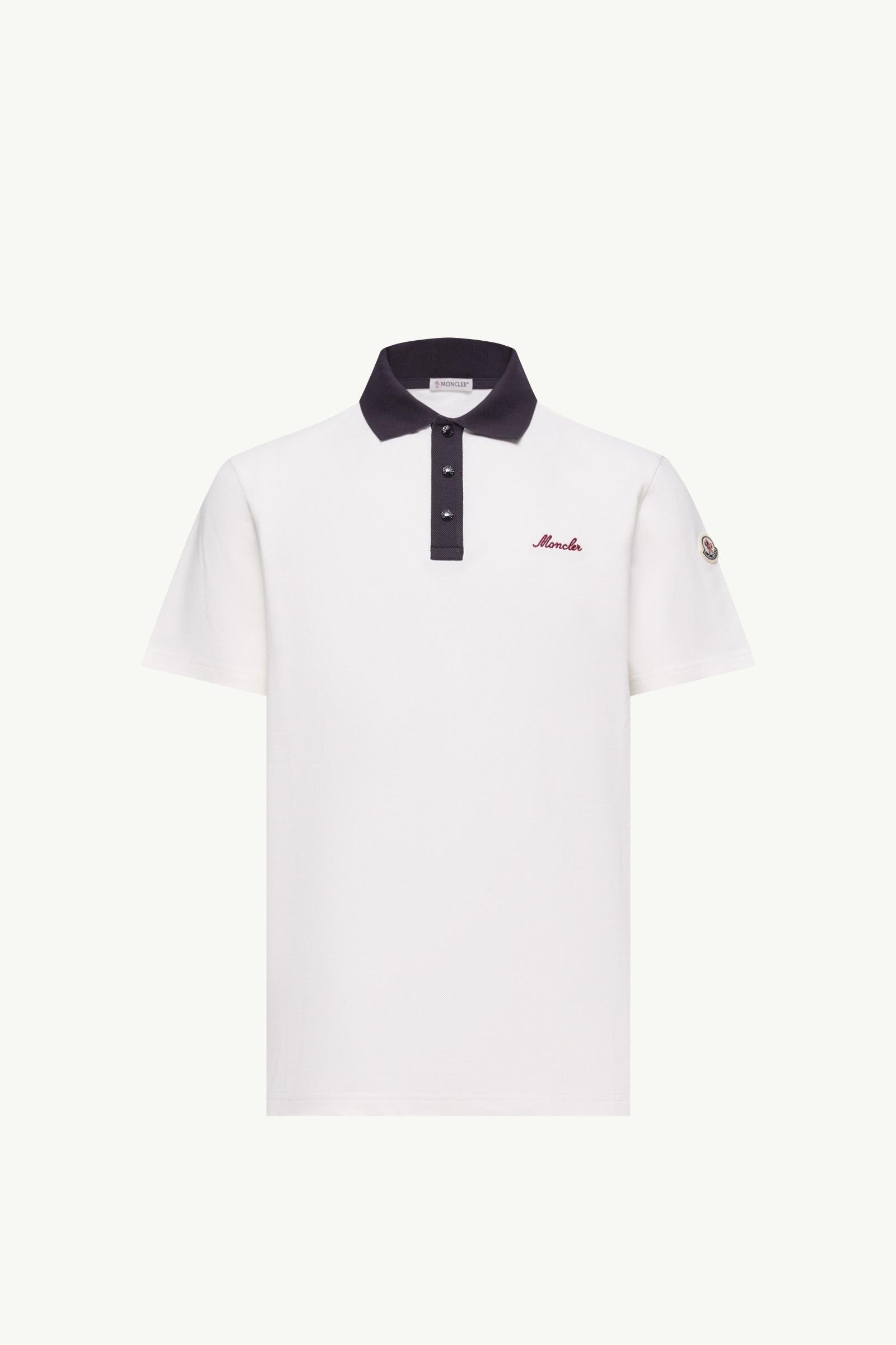 Embroidered Logo Cotton Piquet Polo Shirt - 图片 3