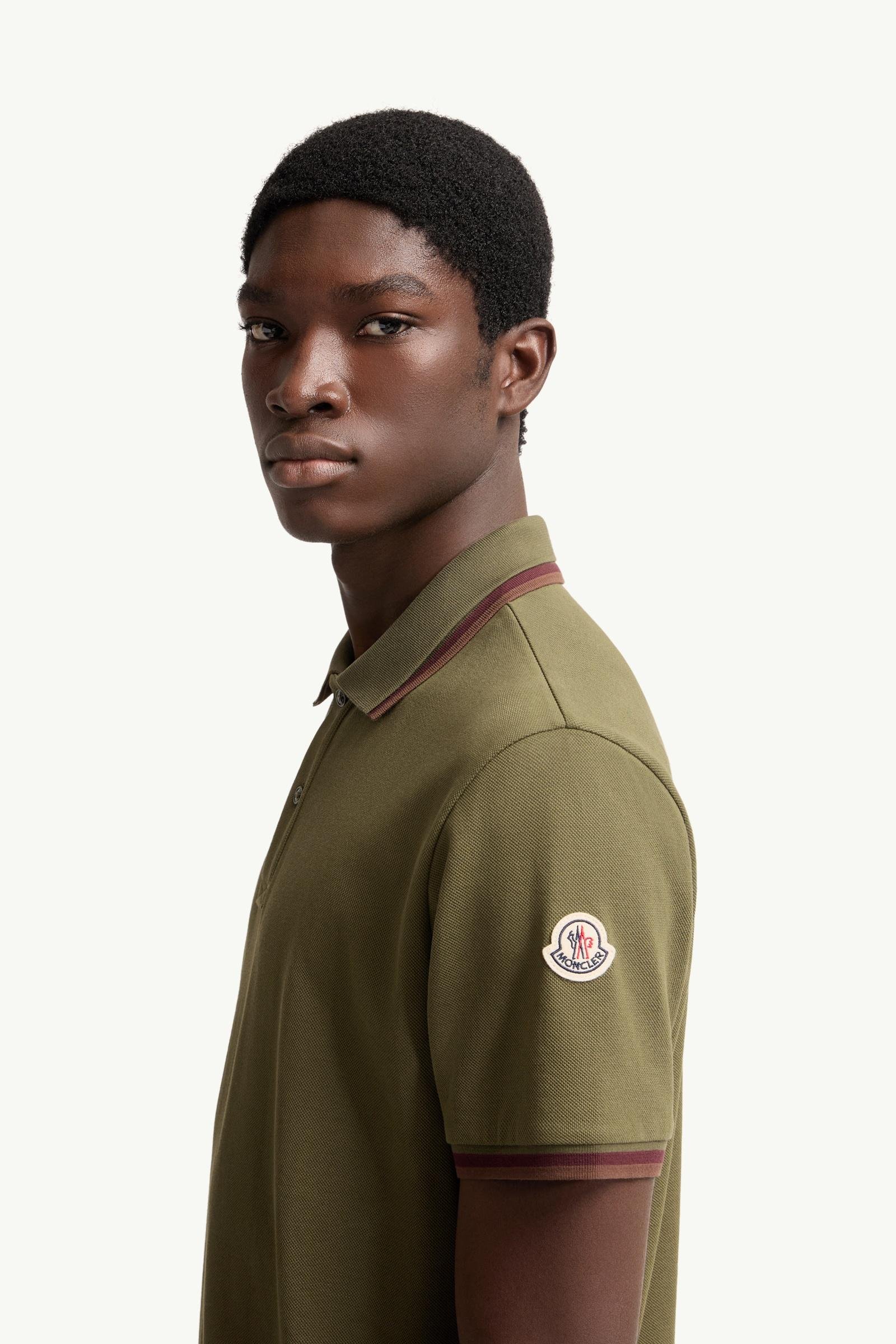 Alternative view of Double Collar Cotton Piquet Polo Shirt