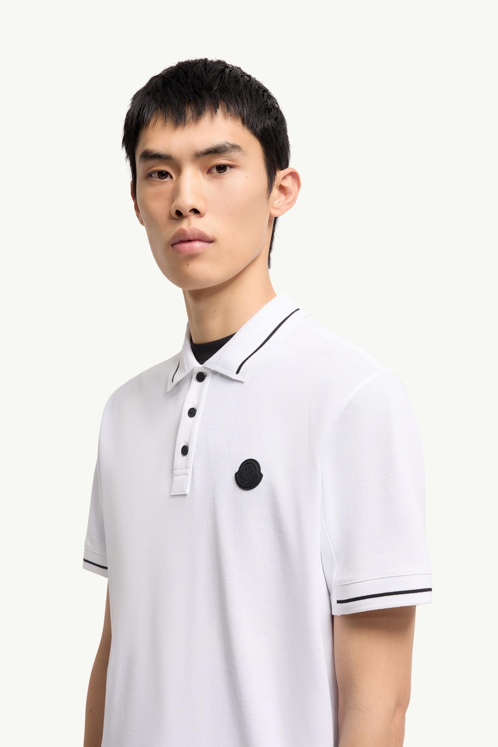 Alternative view of Logo Patch Cotton Polo Shirt