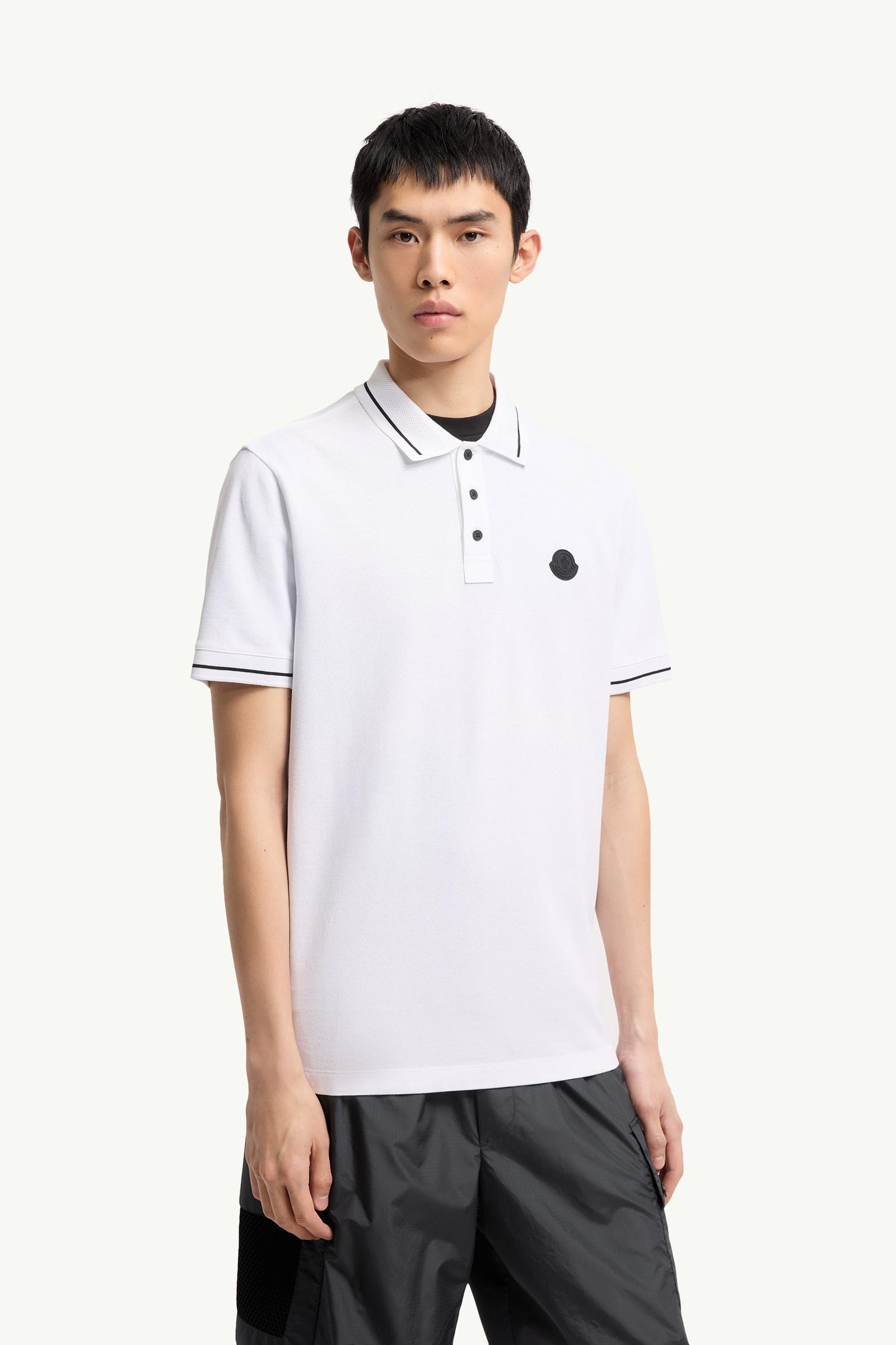 Logo Patch Cotton Polo Shirt - 图片 4