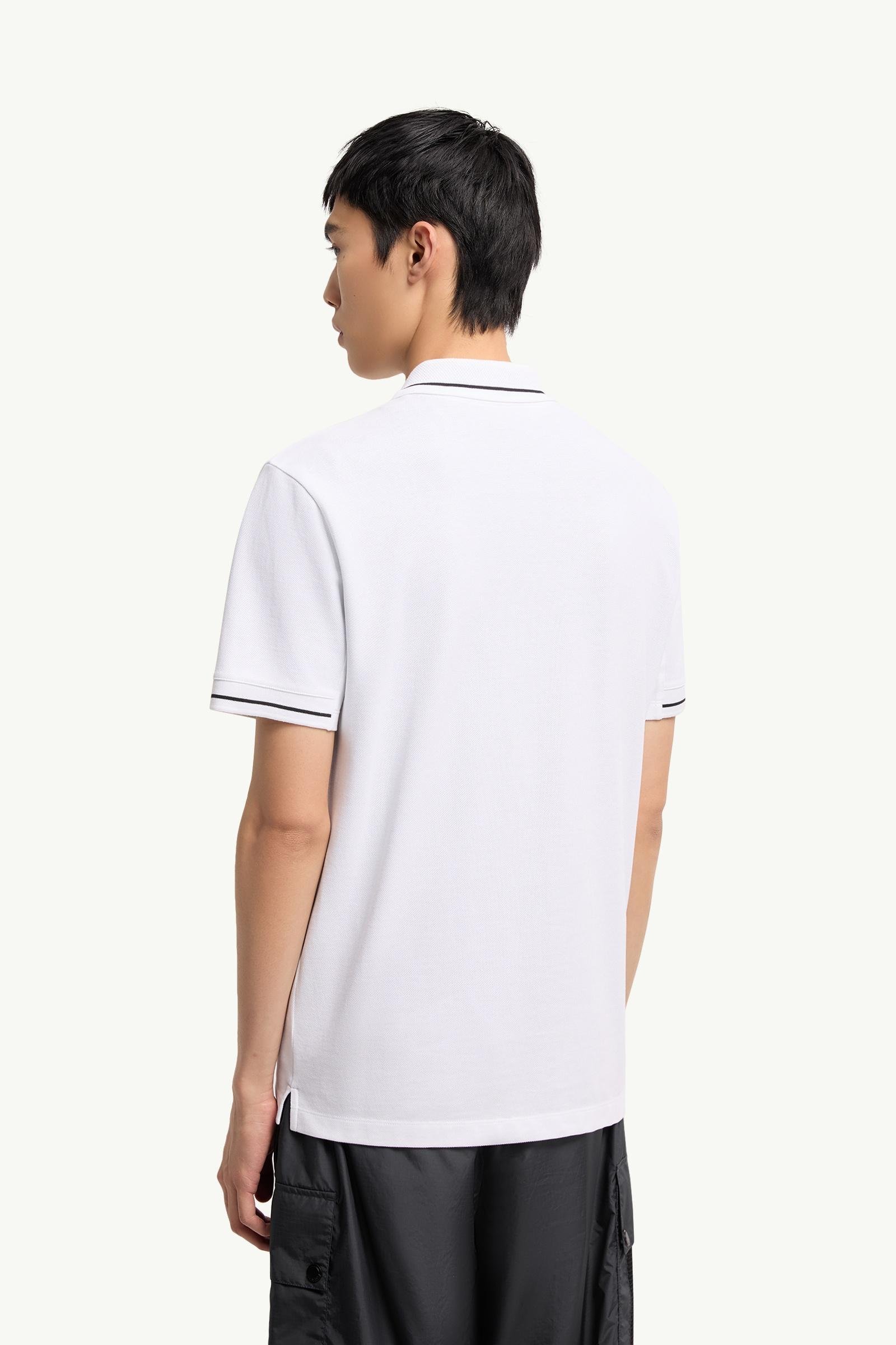 Logo Patch Cotton Polo Shirt - 图片 5