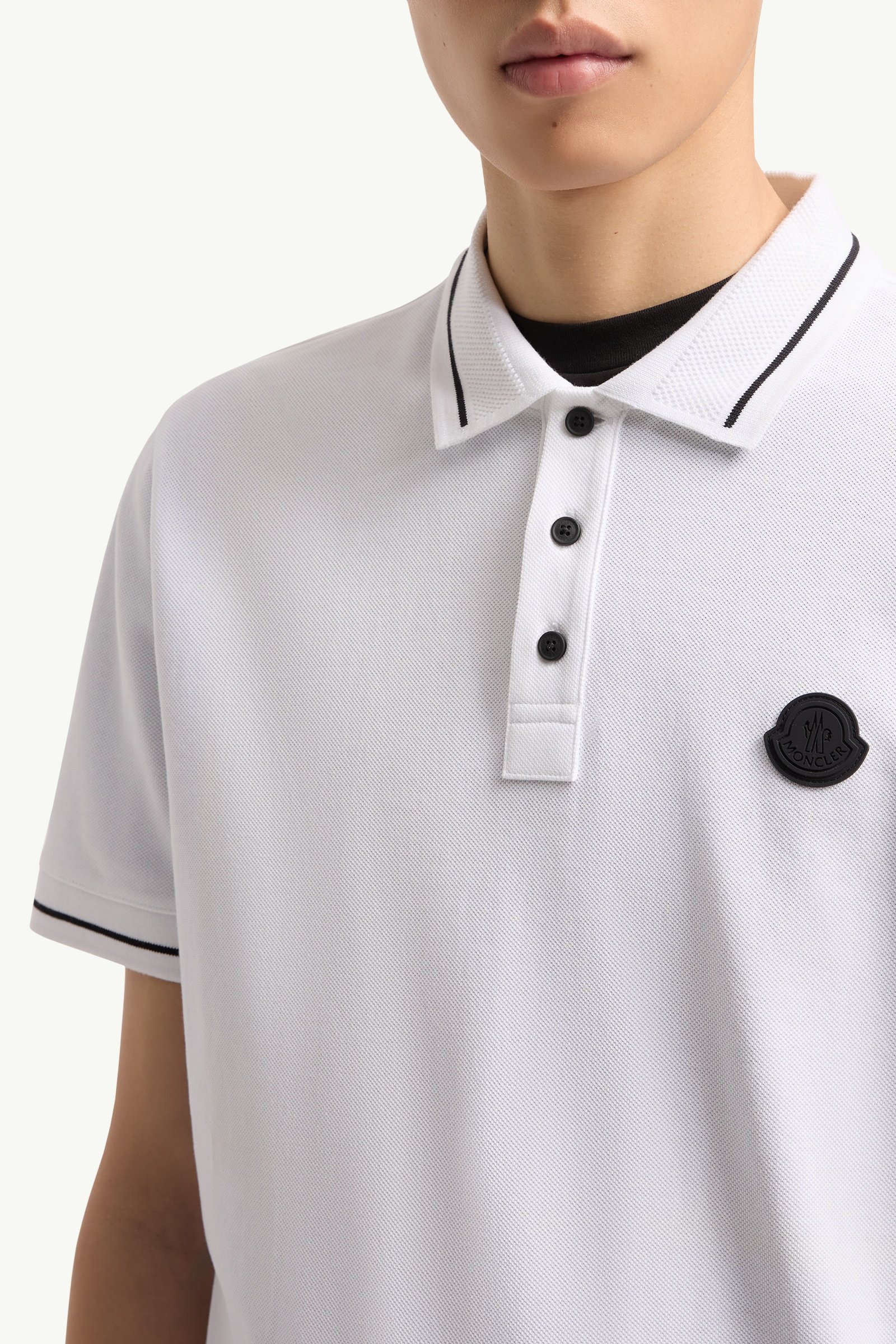 Logo Patch Cotton Polo Shirt - 图片 6