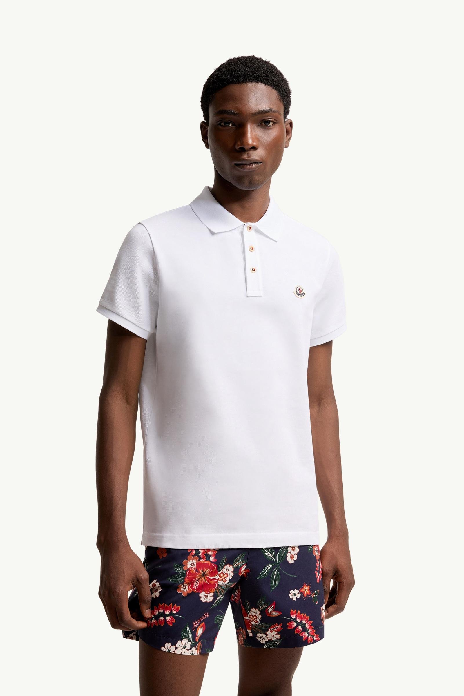 Logo Patch Cotton Polo Shirt - 图片 4
