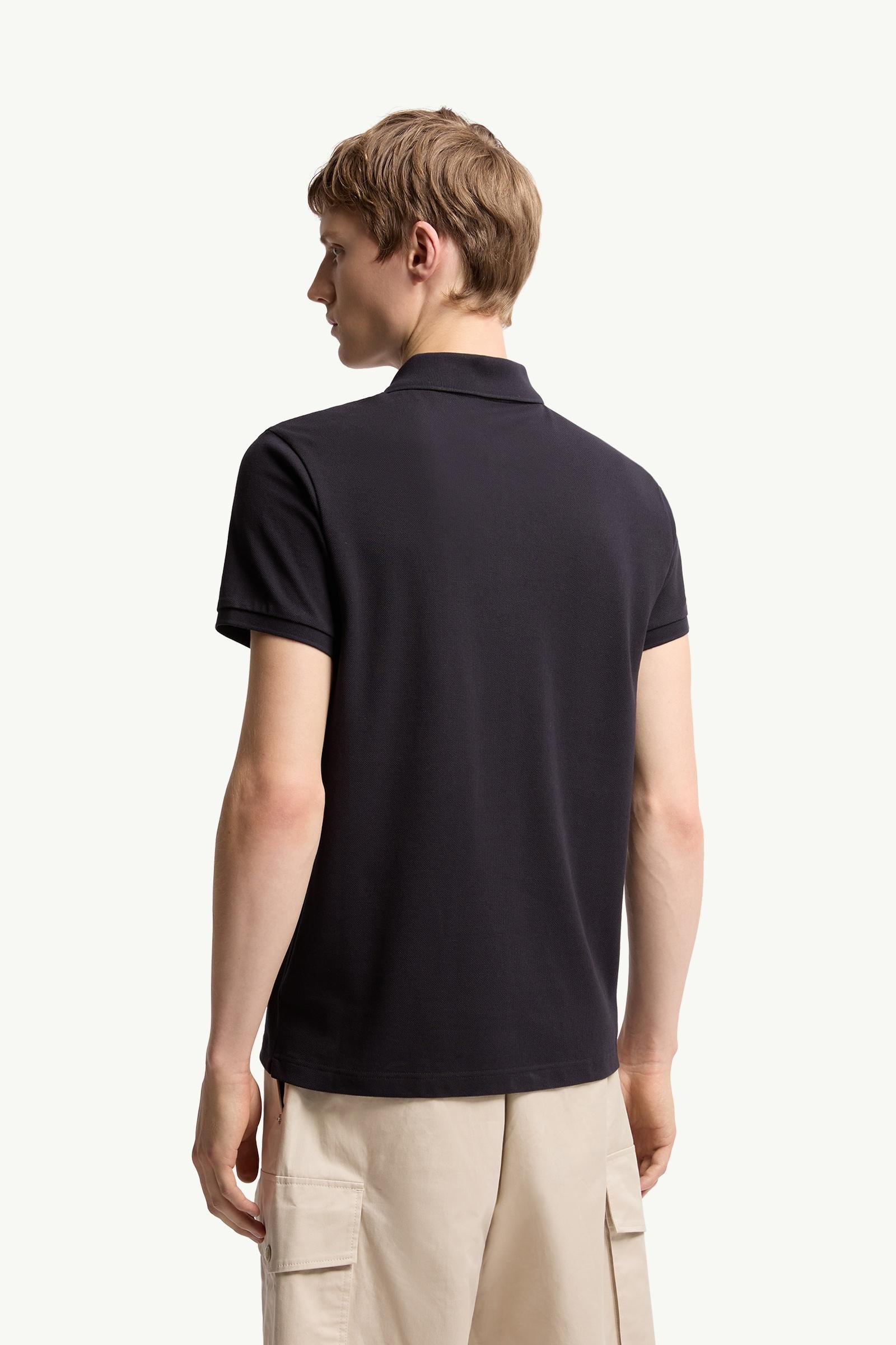 Logo Patch Cotton Polo Shirt - 图片 5