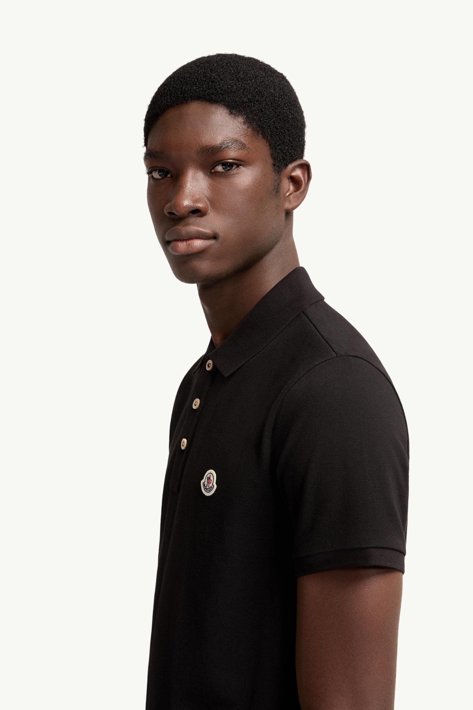 Alternative view of Logo Patch Cotton Polo Shirt