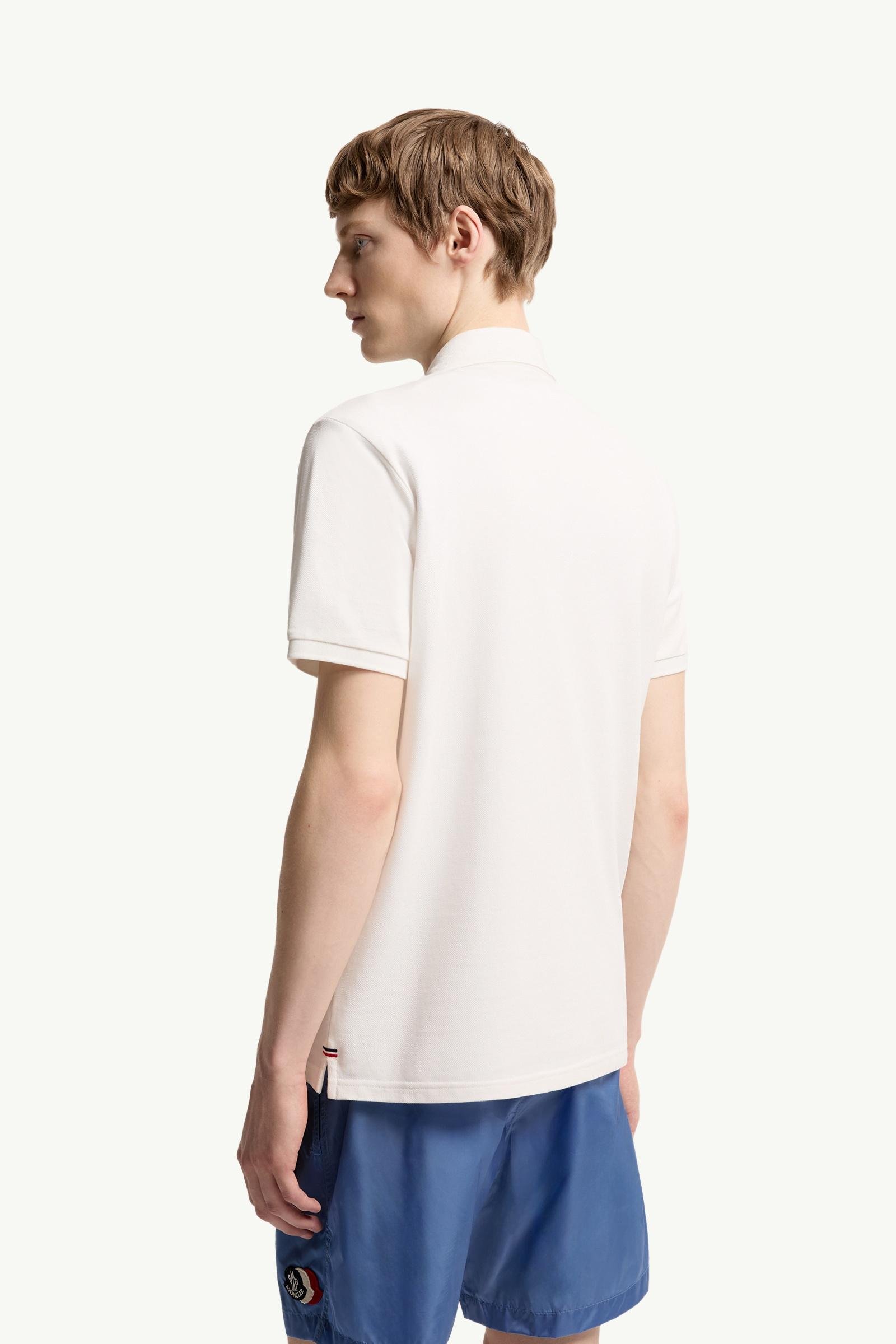 Logo Patch Cotton Piquet Polo Shirt - 图片 5
