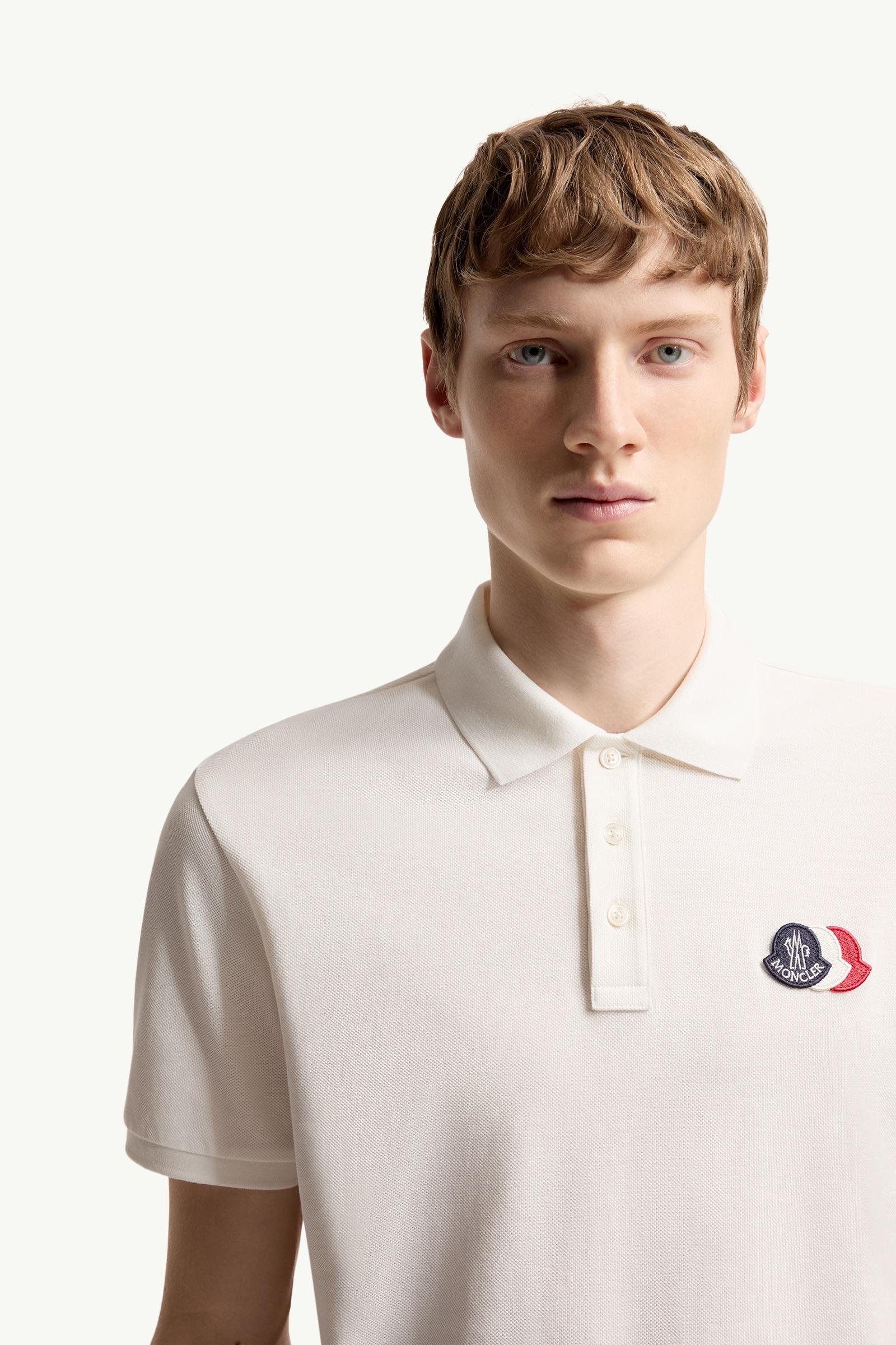 Logo Patch Cotton Piquet Polo Shirt - 图片 6
