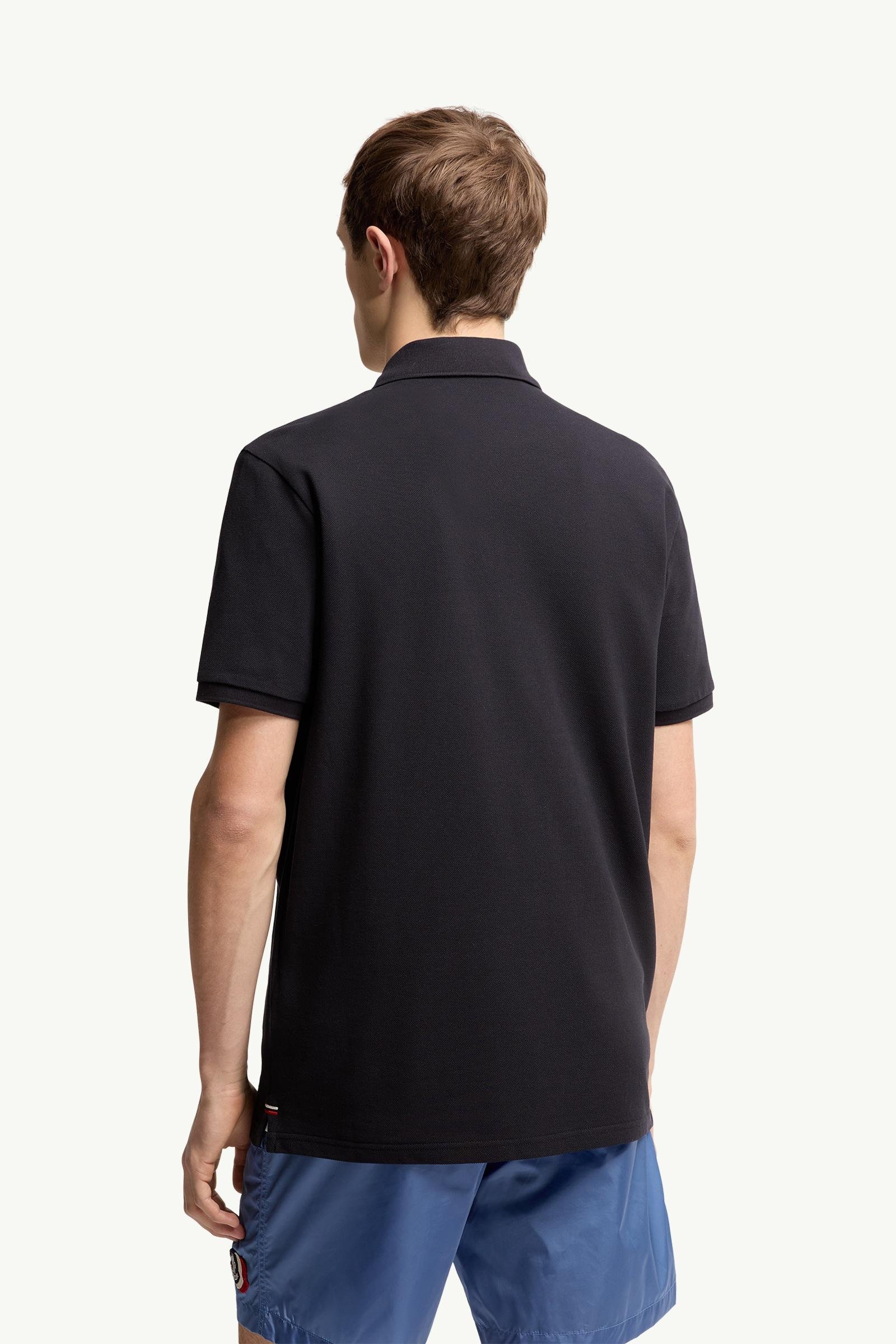 Logo Patch Cotton Piquet Polo Shirt - 图片 5