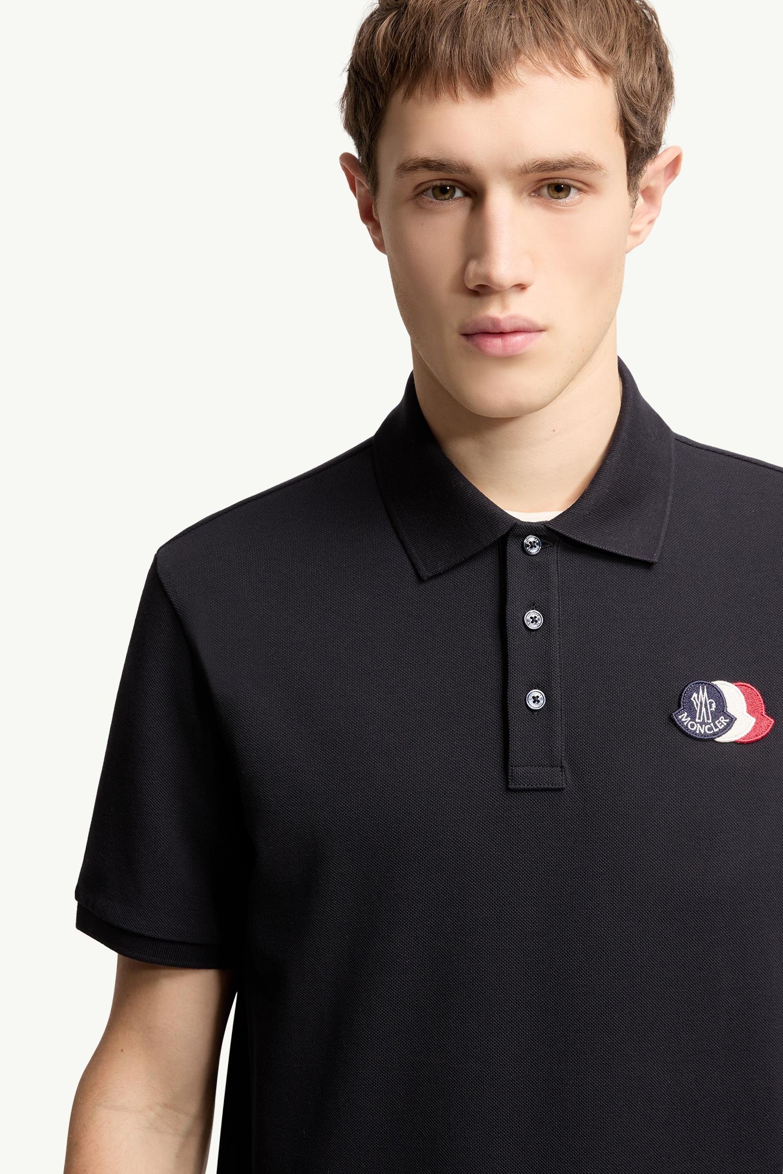 Logo Patch Cotton Piquet Polo Shirt - 图片 6