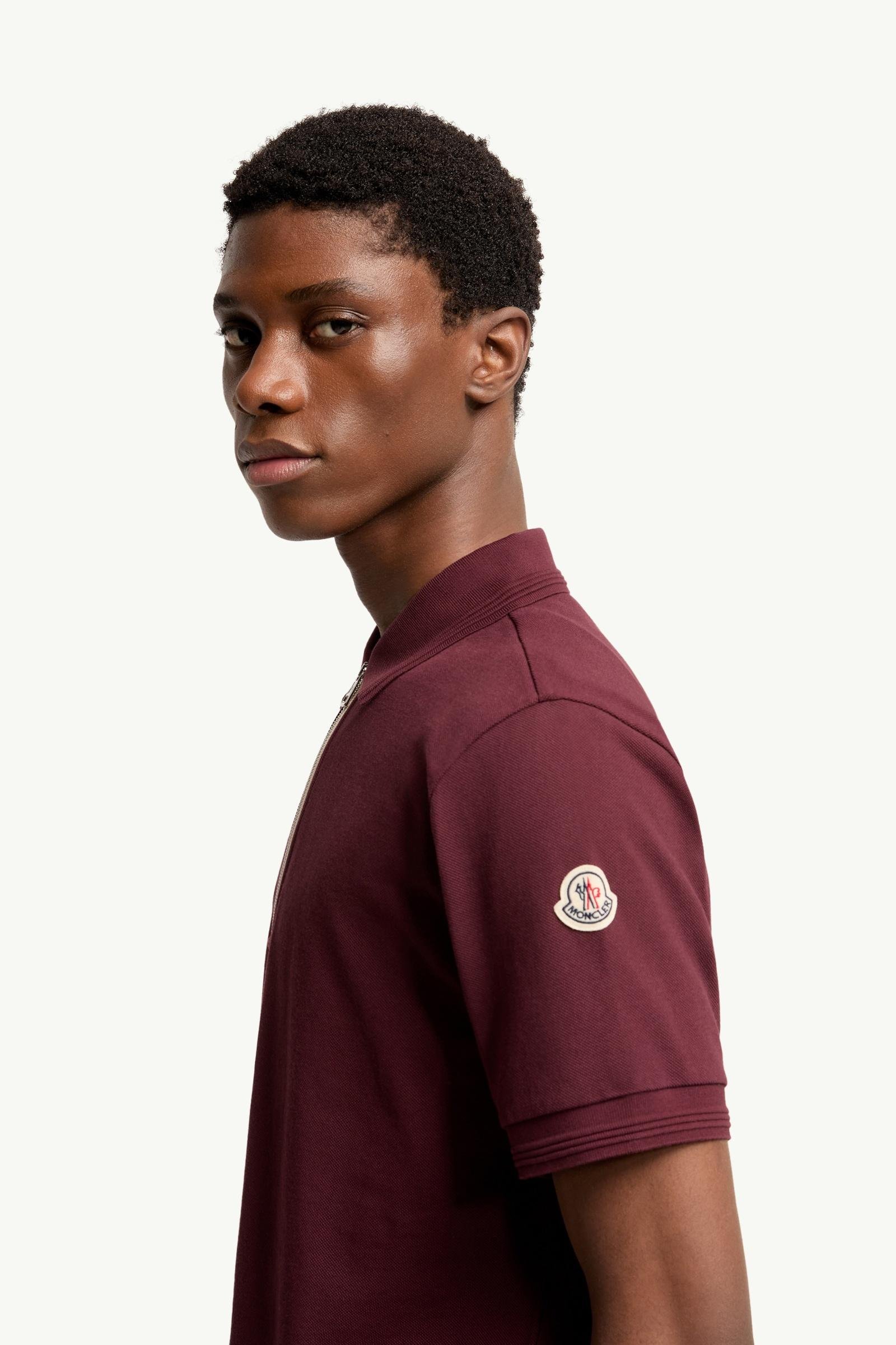 Alternative view of Tricolour-Trimmed Cotton Polo Shirt