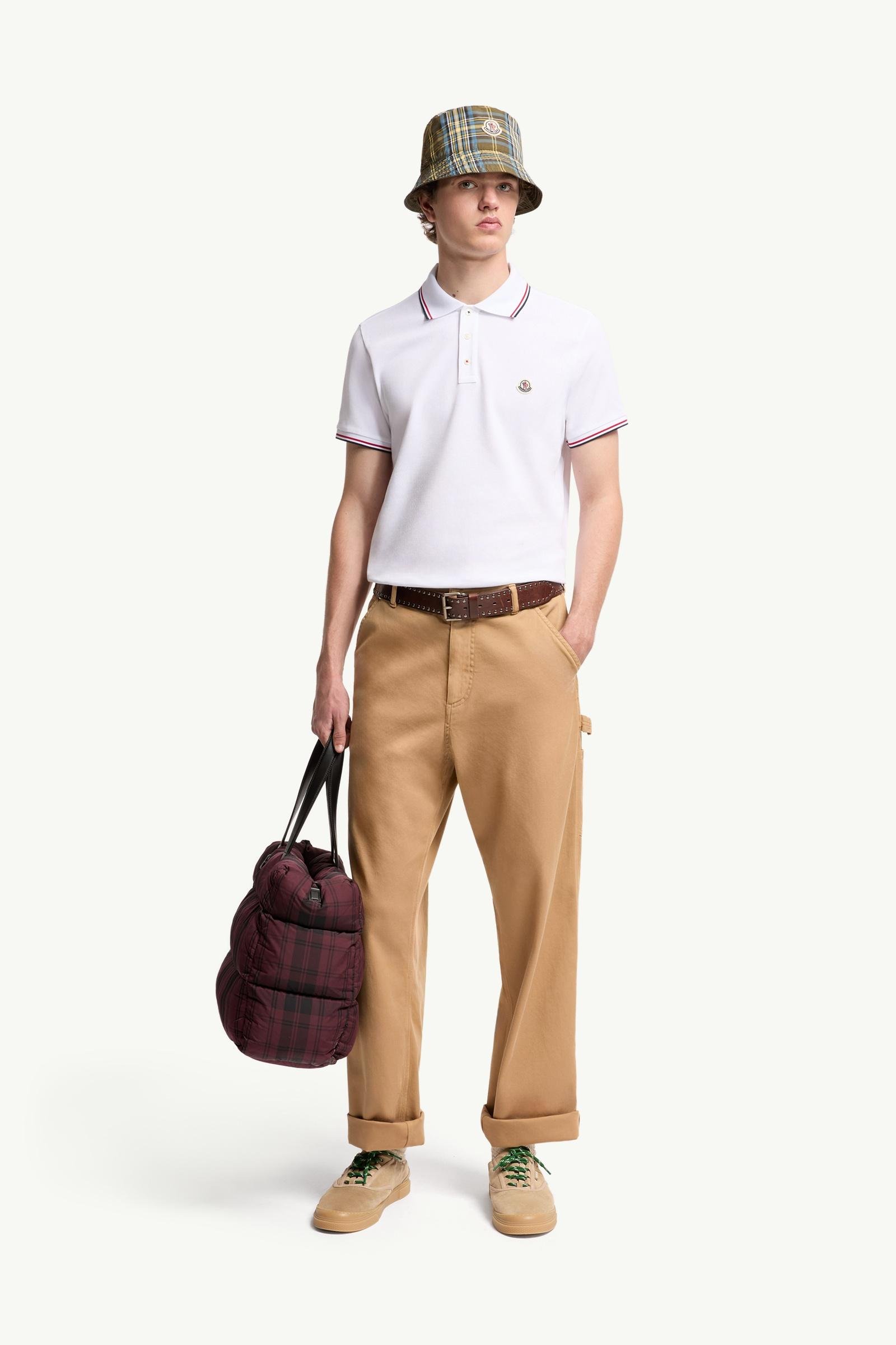 Tricolour-Trimmed Cotton Piquet Polo Shirt