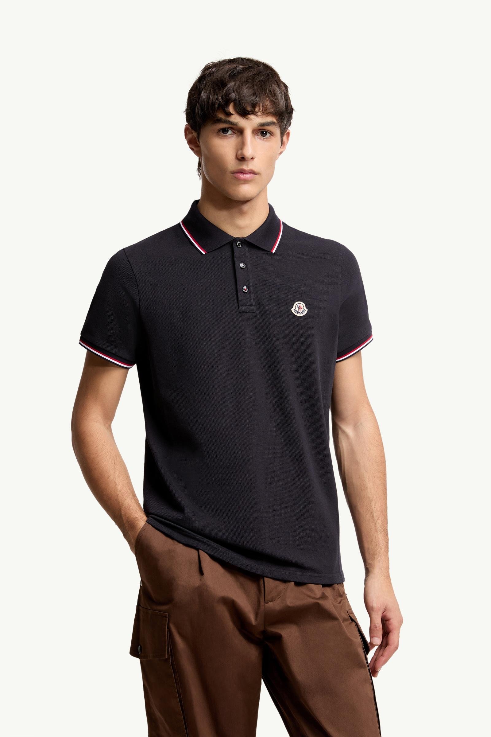 Tricolour-Trimmed Cotton Piquet Polo Shirt - 图片 4