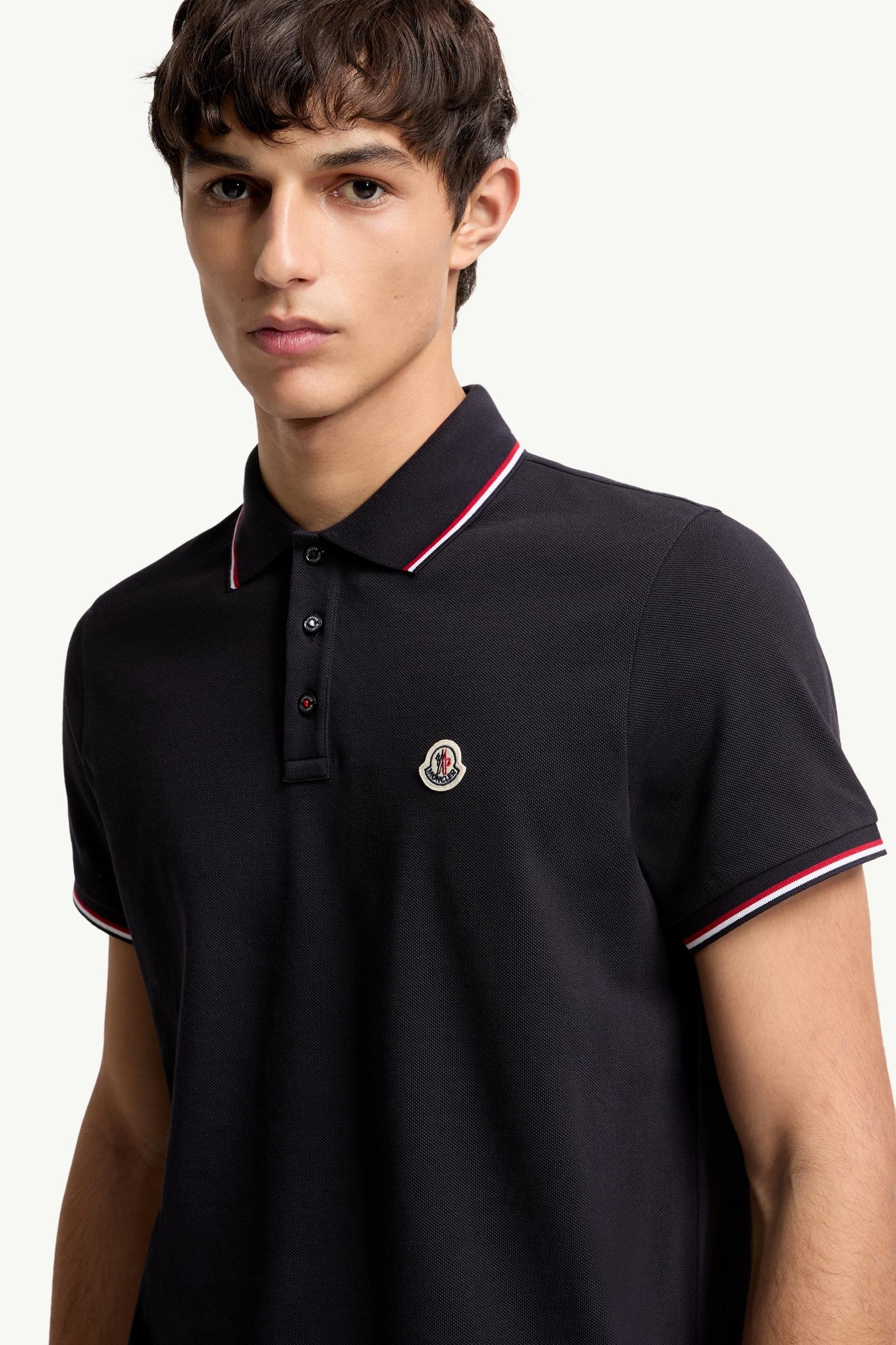 Tricolour-Trimmed Cotton Piquet Polo Shirt - 图片 6