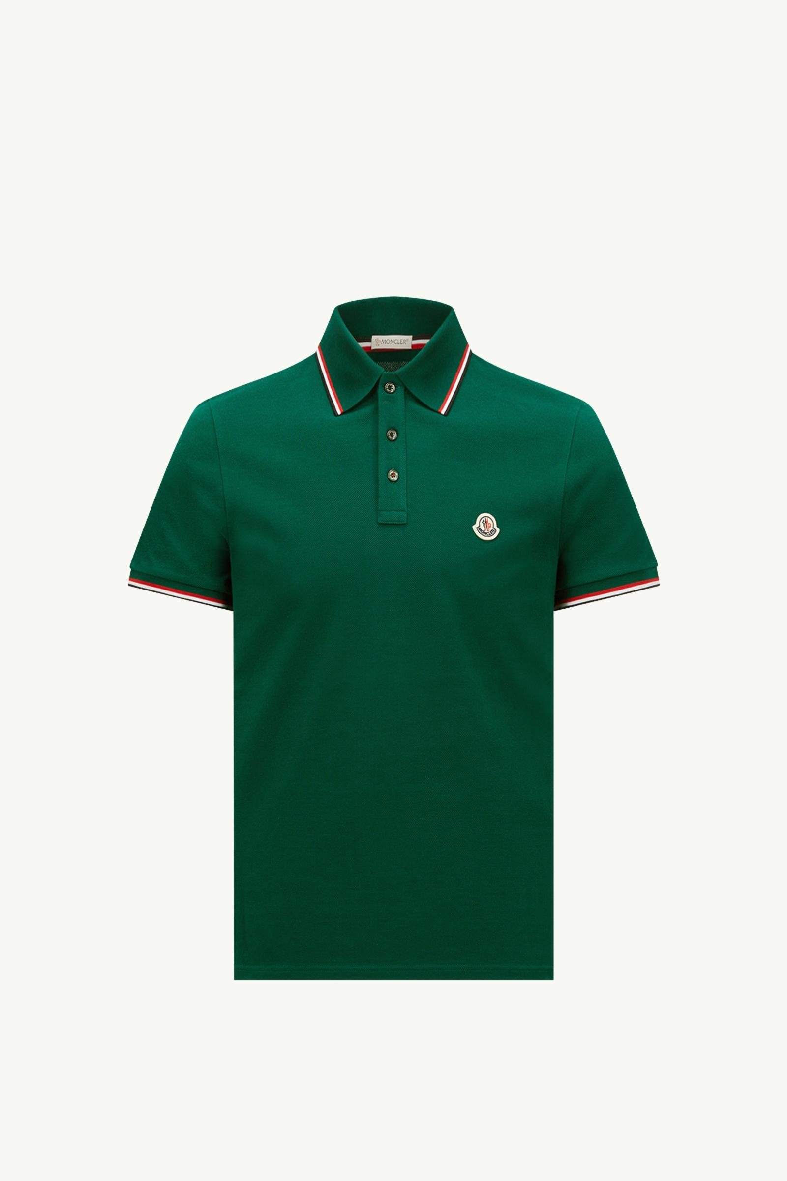 Tricolour-Trimmed Cotton Piquet Polo Shirt - 图片 3