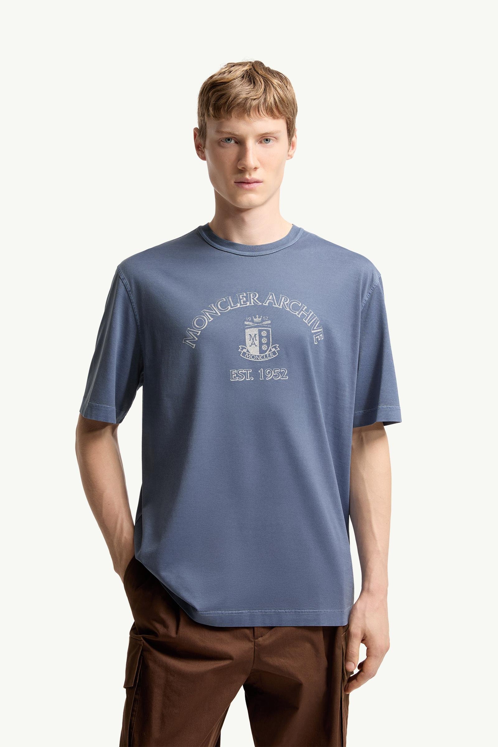 Logo Print Cotton T-Shirt - 图片 4