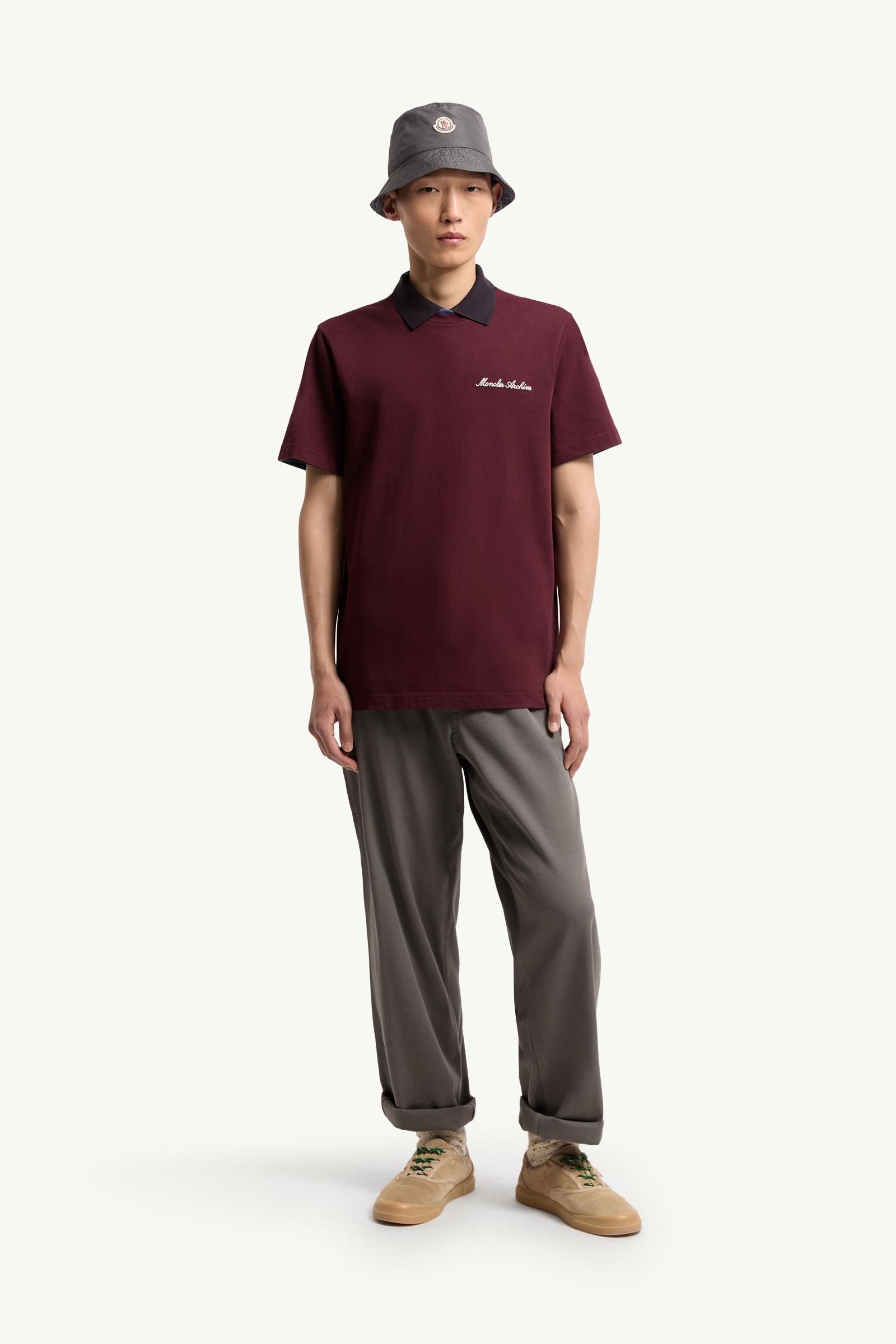 Embroidered Logo Cotton T-Shirt