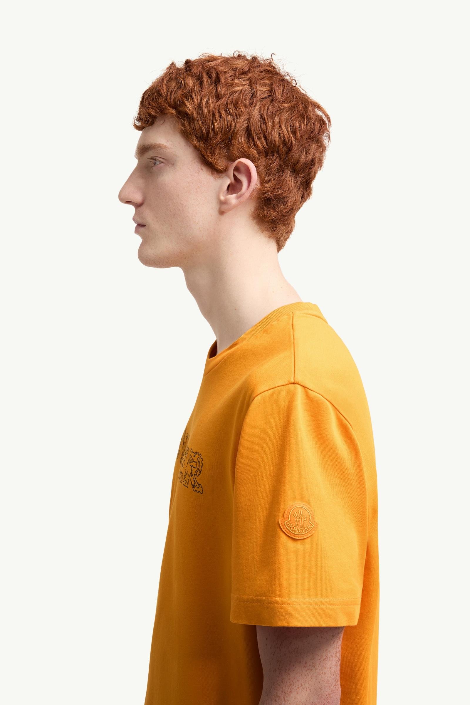 Alternative view of Space Embroidered Logo Cotton T-Shirt
