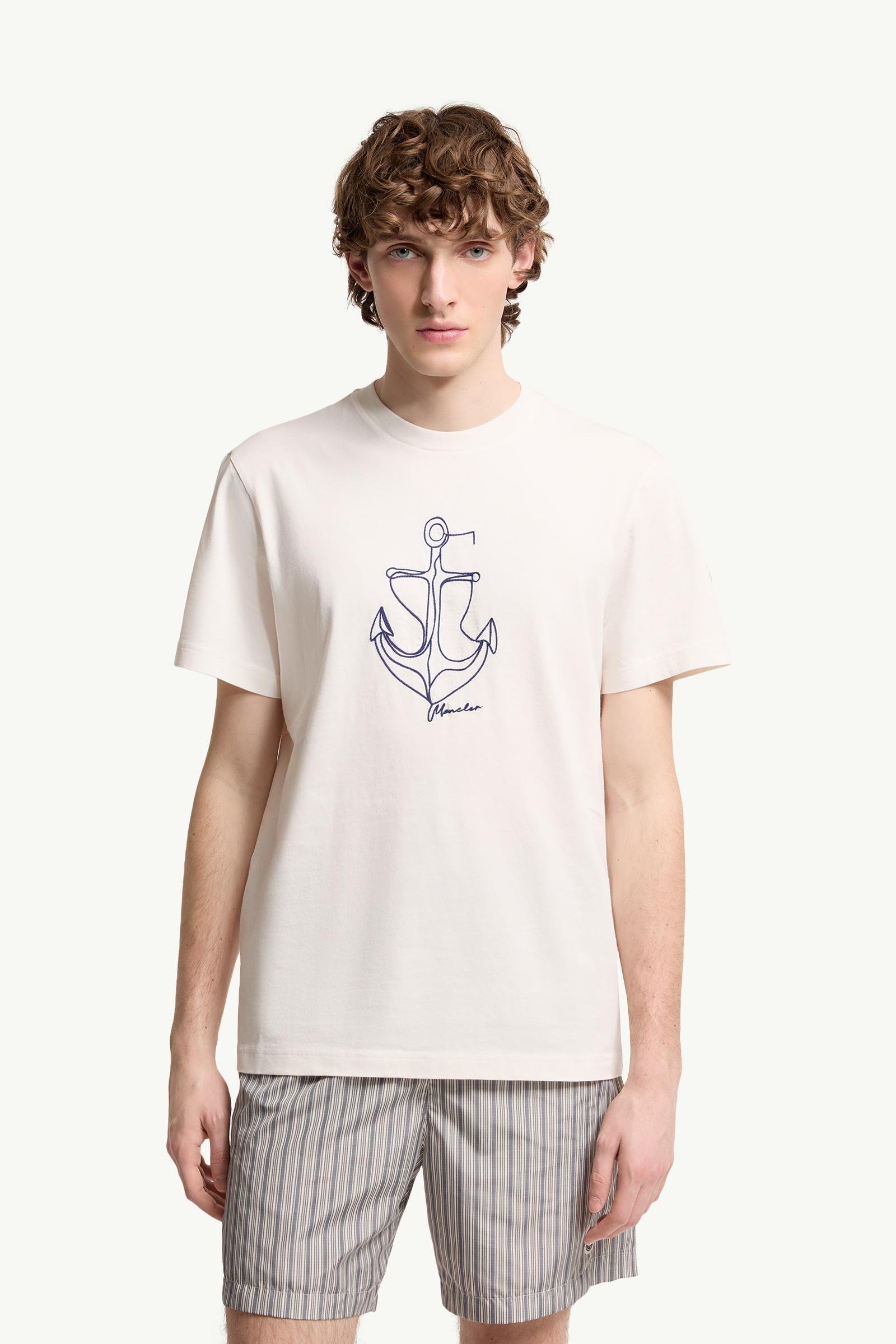 Embroidered Cotton T-Shirt - 图片 4