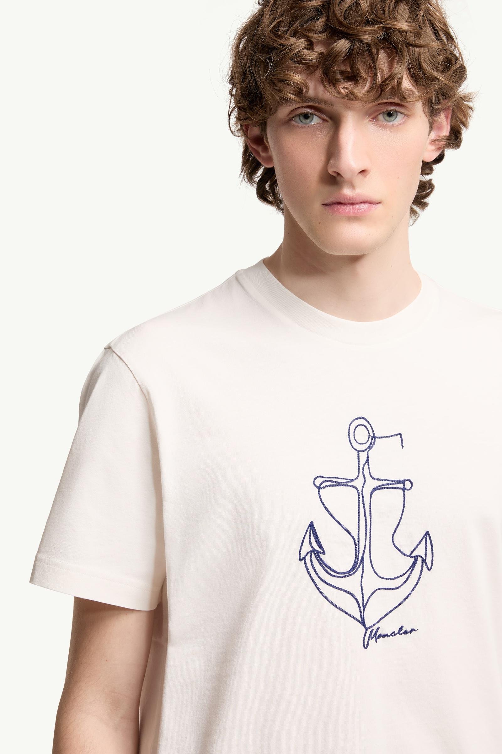 Embroidered Cotton T-Shirt - 图片 6