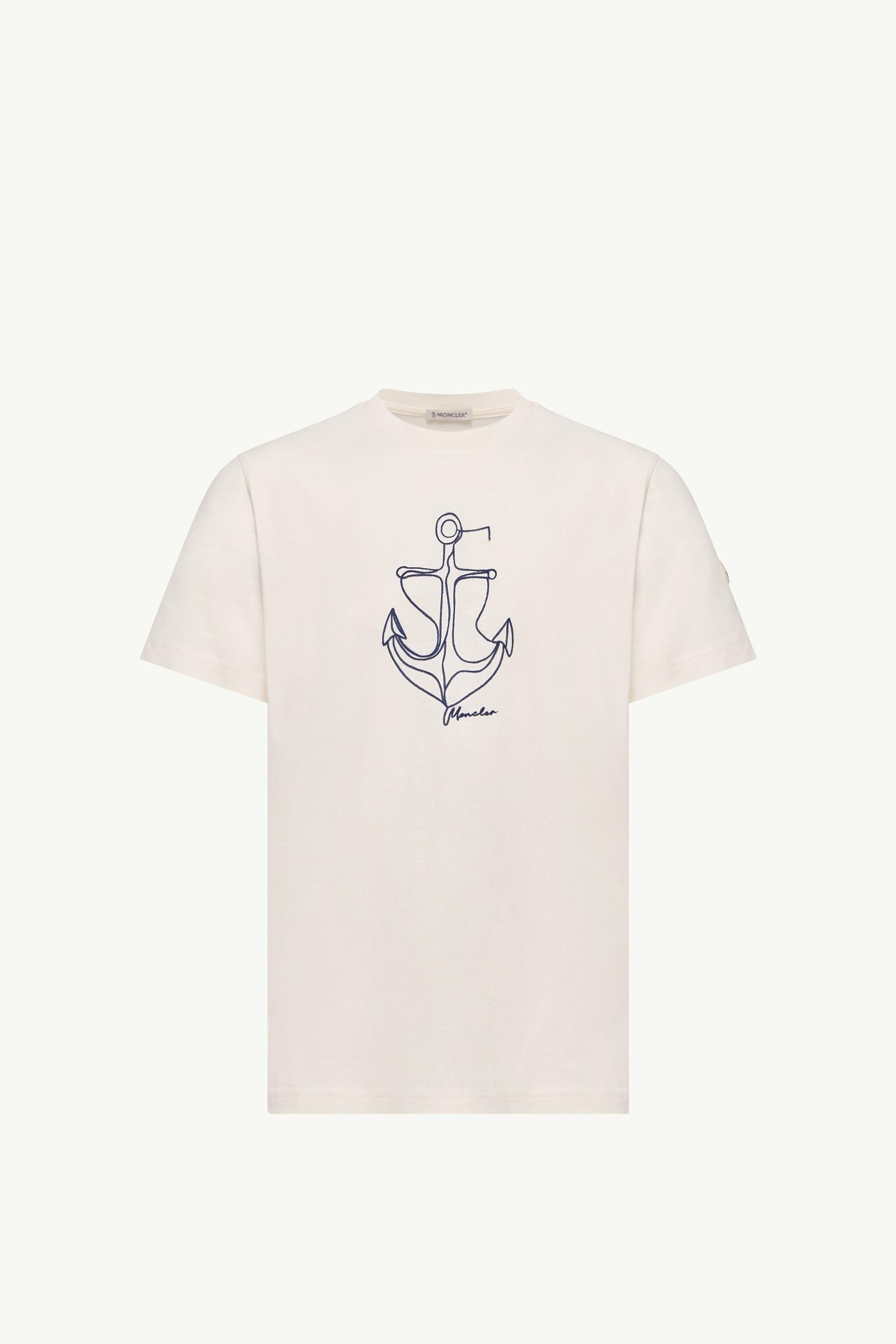 Embroidered Cotton T-Shirt - 图片 3