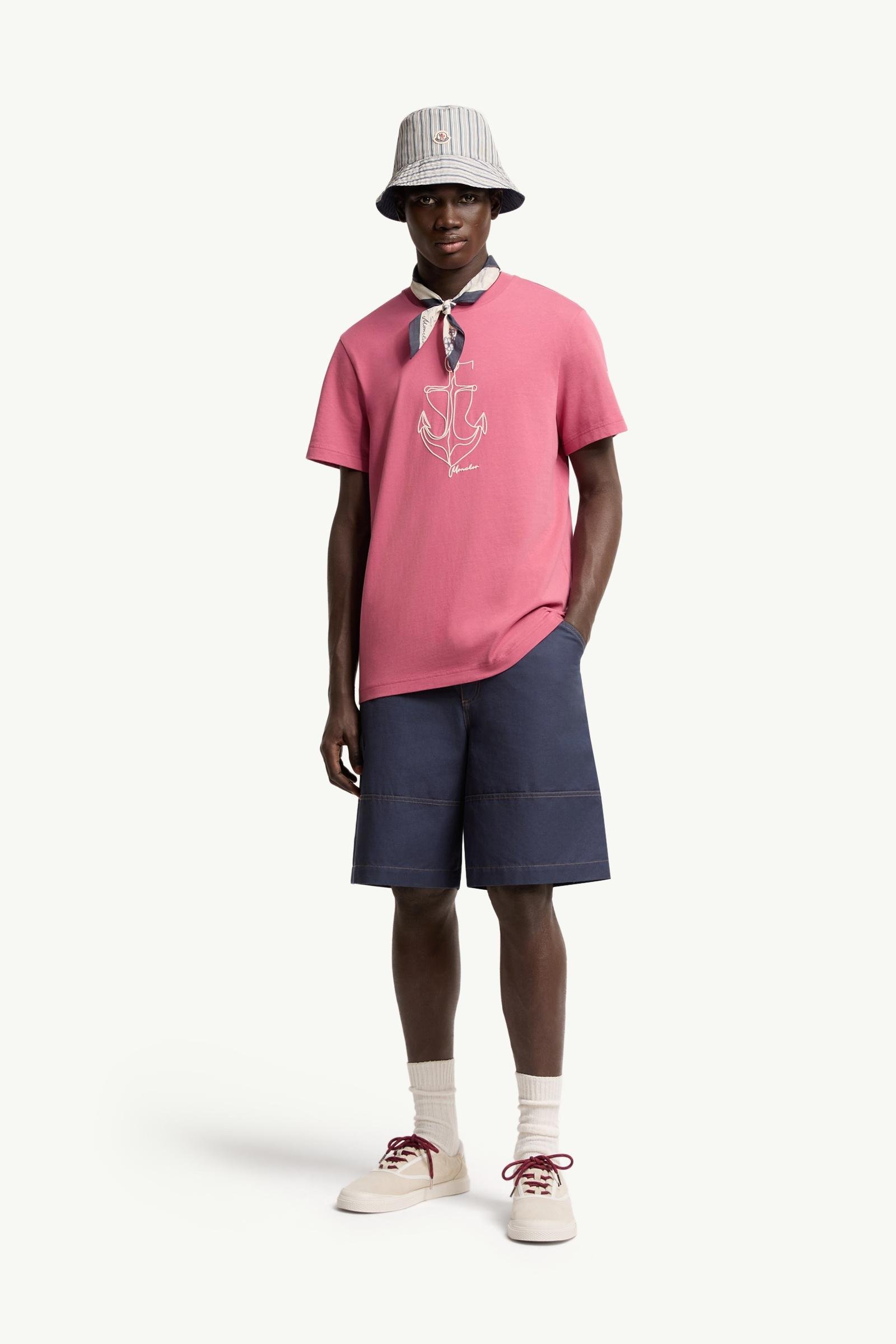 Embroidered Cotton T-Shirt