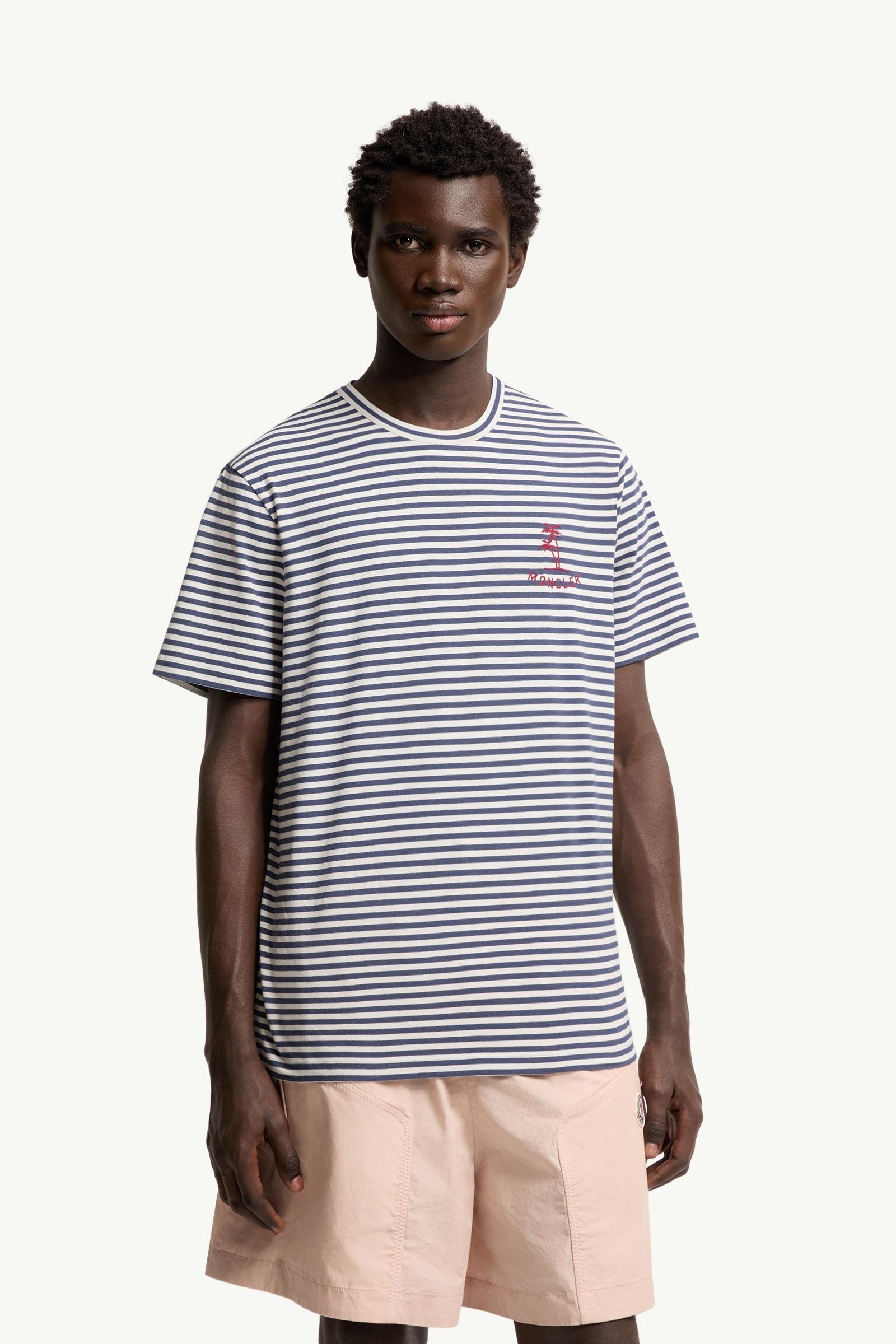 Striped Cotton & Modal Blend T-Shirt - 图片 4