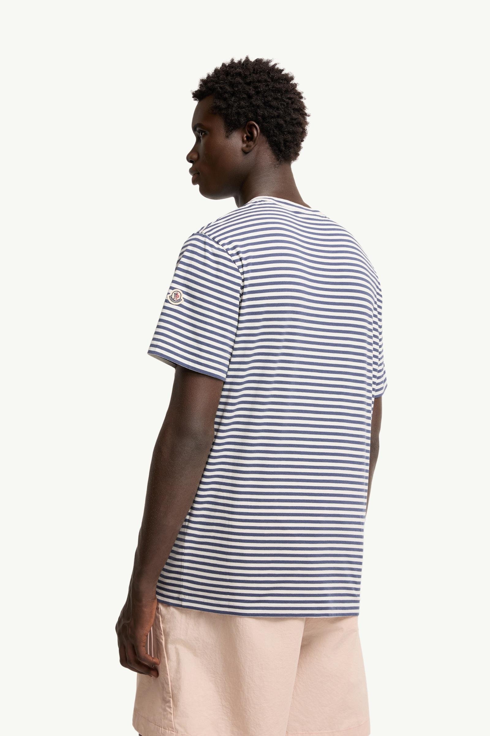 Striped Cotton & Modal Blend T-Shirt - 图片 5