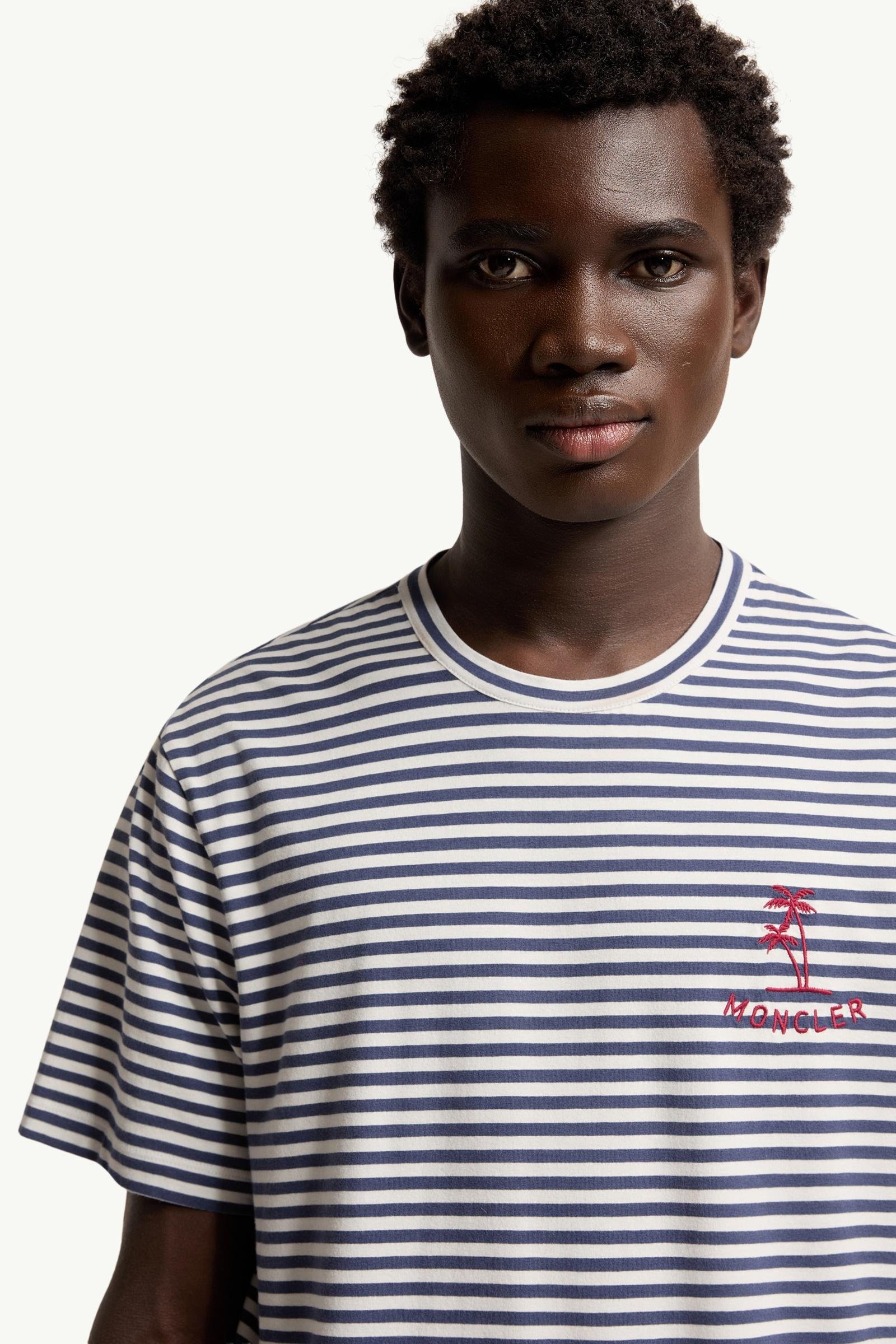 Striped Cotton & Modal Blend T-Shirt - 图片 6