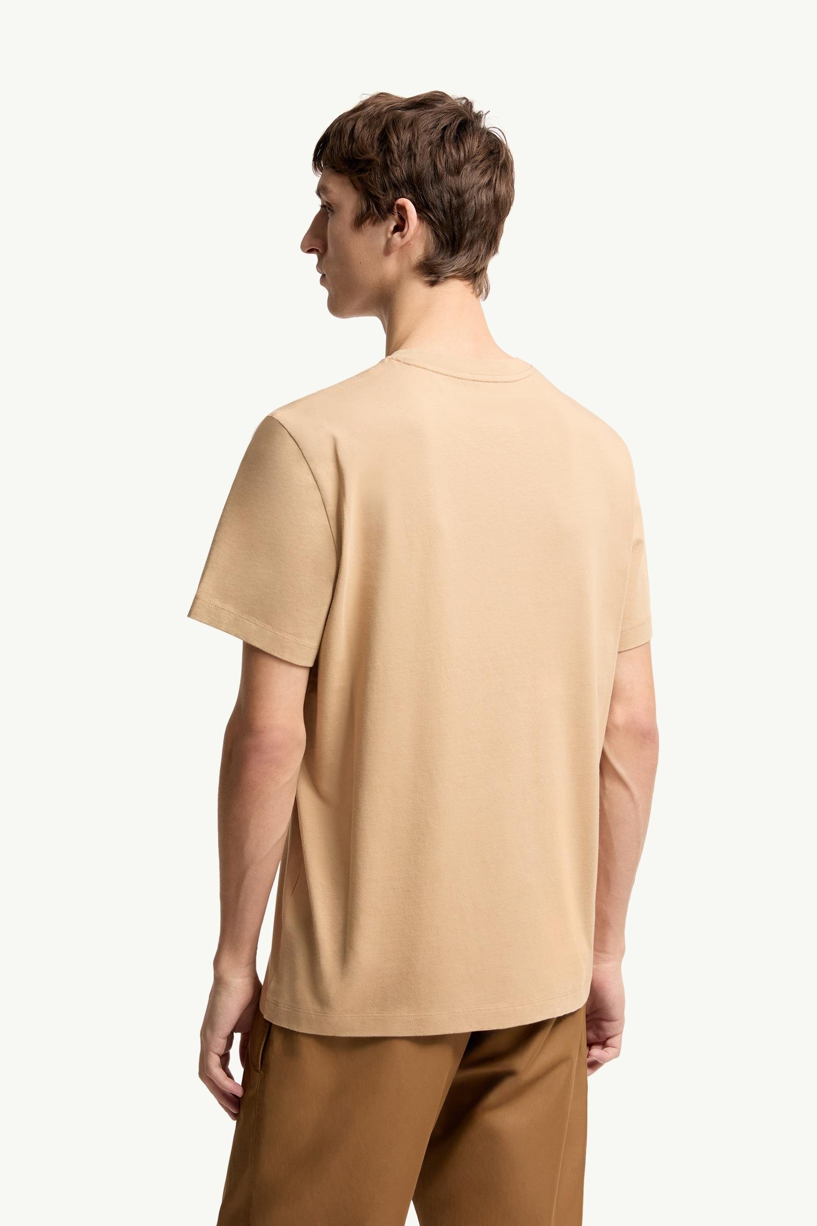 Flocked Logo Cotton T-Shirt - 图片 5