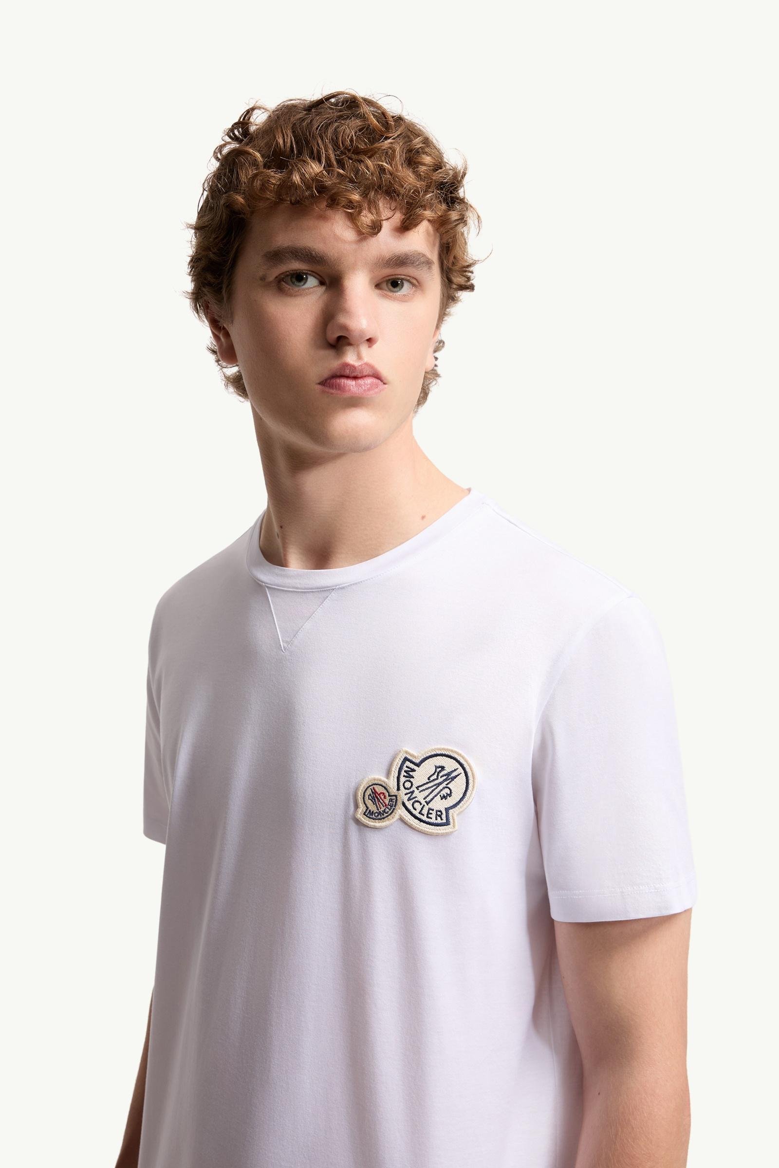 Alternative view of Double Logo Patch Cotton T-Shirt