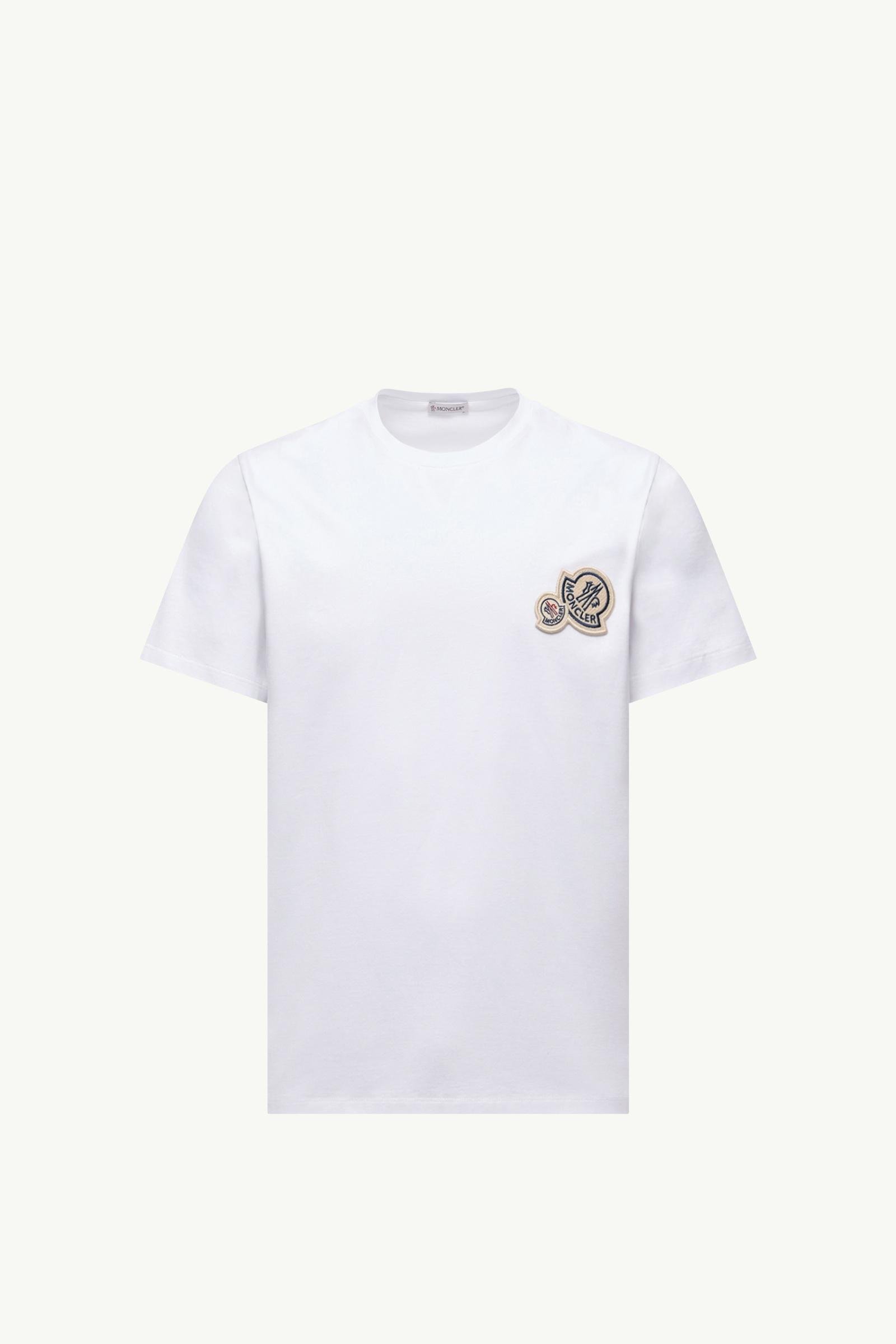Double Logo Patch Cotton T-Shirt - 图片 3